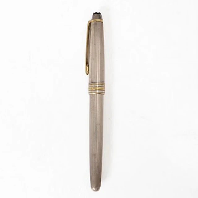 A silver Montblanc pen, pre-1991.