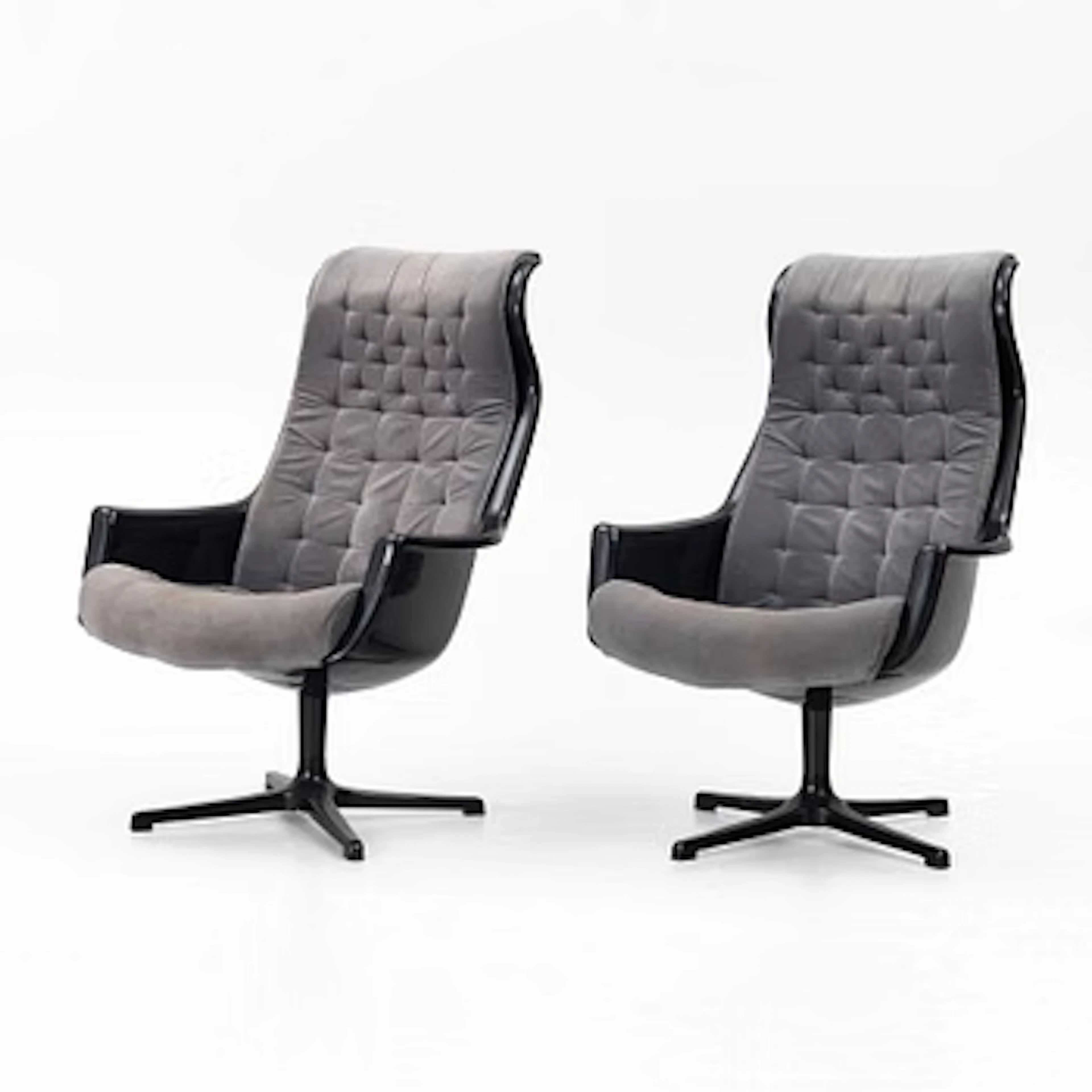 Alf Svensson, & Yngve Sandström, a pair of 'Galaxy/Form 8' armchairs