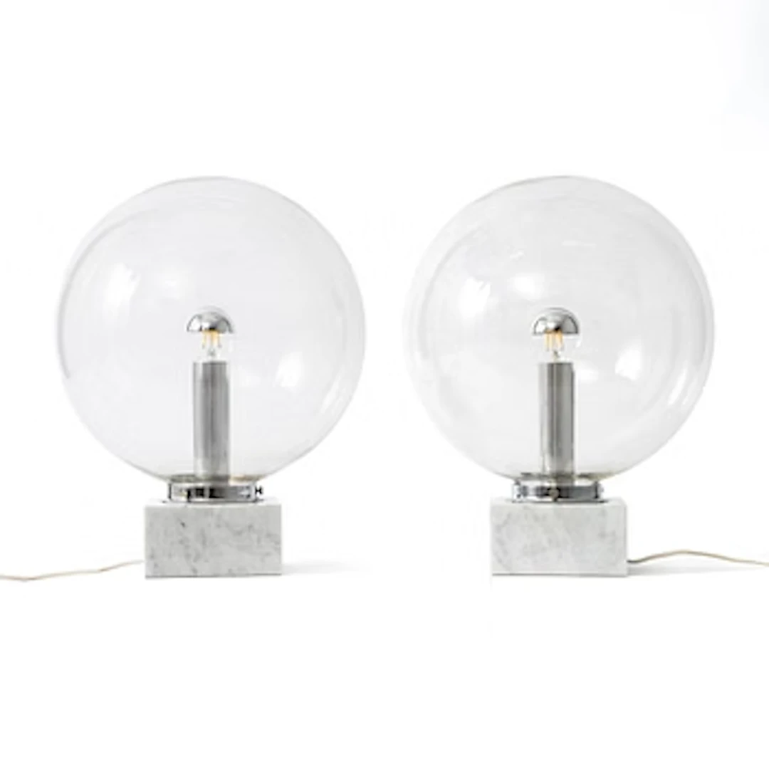 A pair of table lamps, Erco, second half of the 20th century.