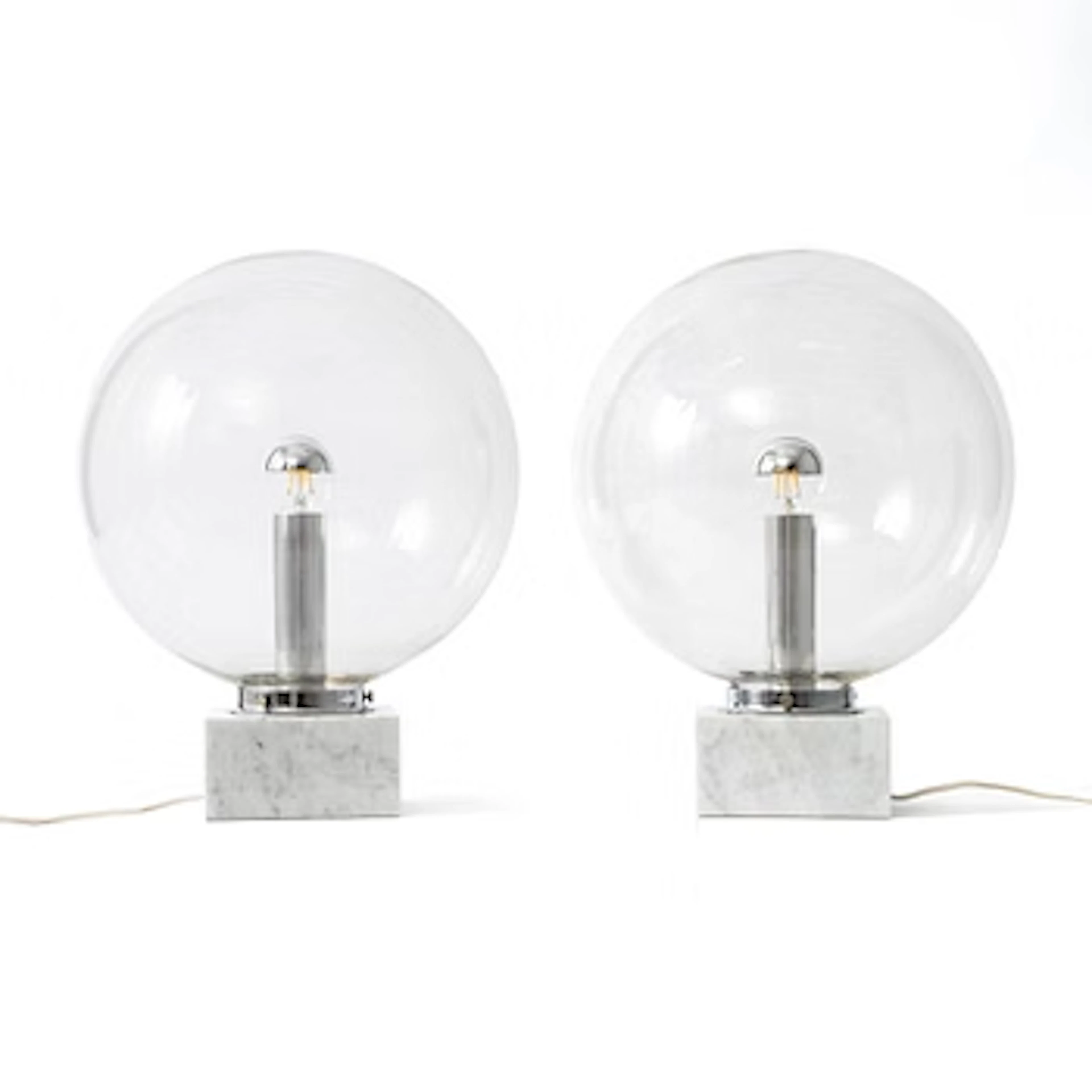 A pair of table lamps, Erco, second half of the 20th century.