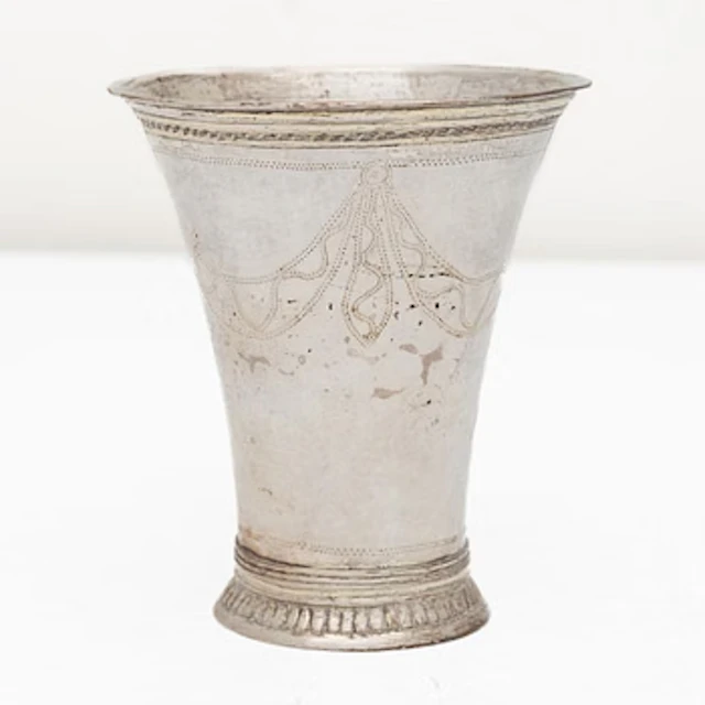 A Swedish silver beaker, mark of Nils Hoffsten, Stockholm 1796.