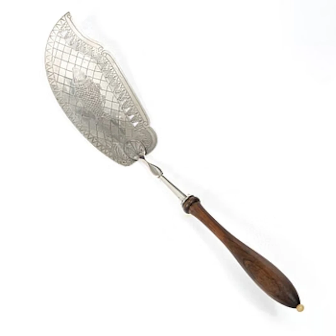 A silver fish server, Northern Germany/Poland, 1830s–1840s.