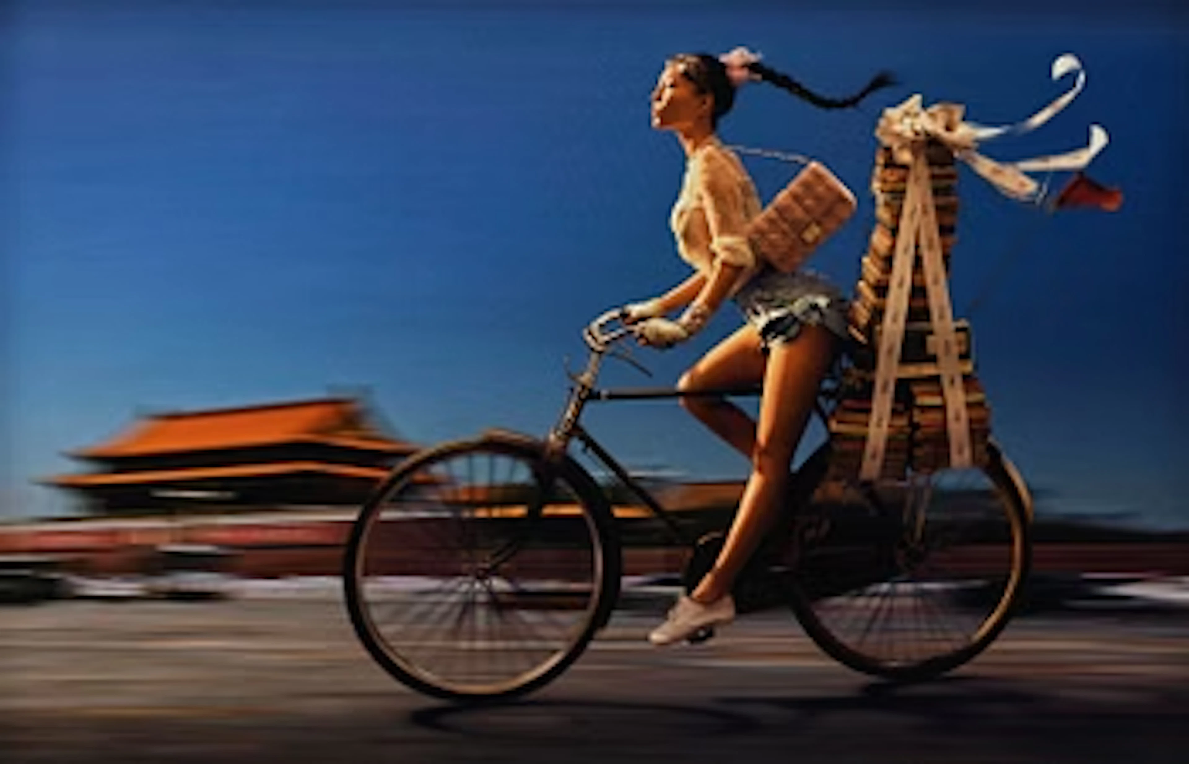 Chen Man, "Miss Wan studies hard", 2011.