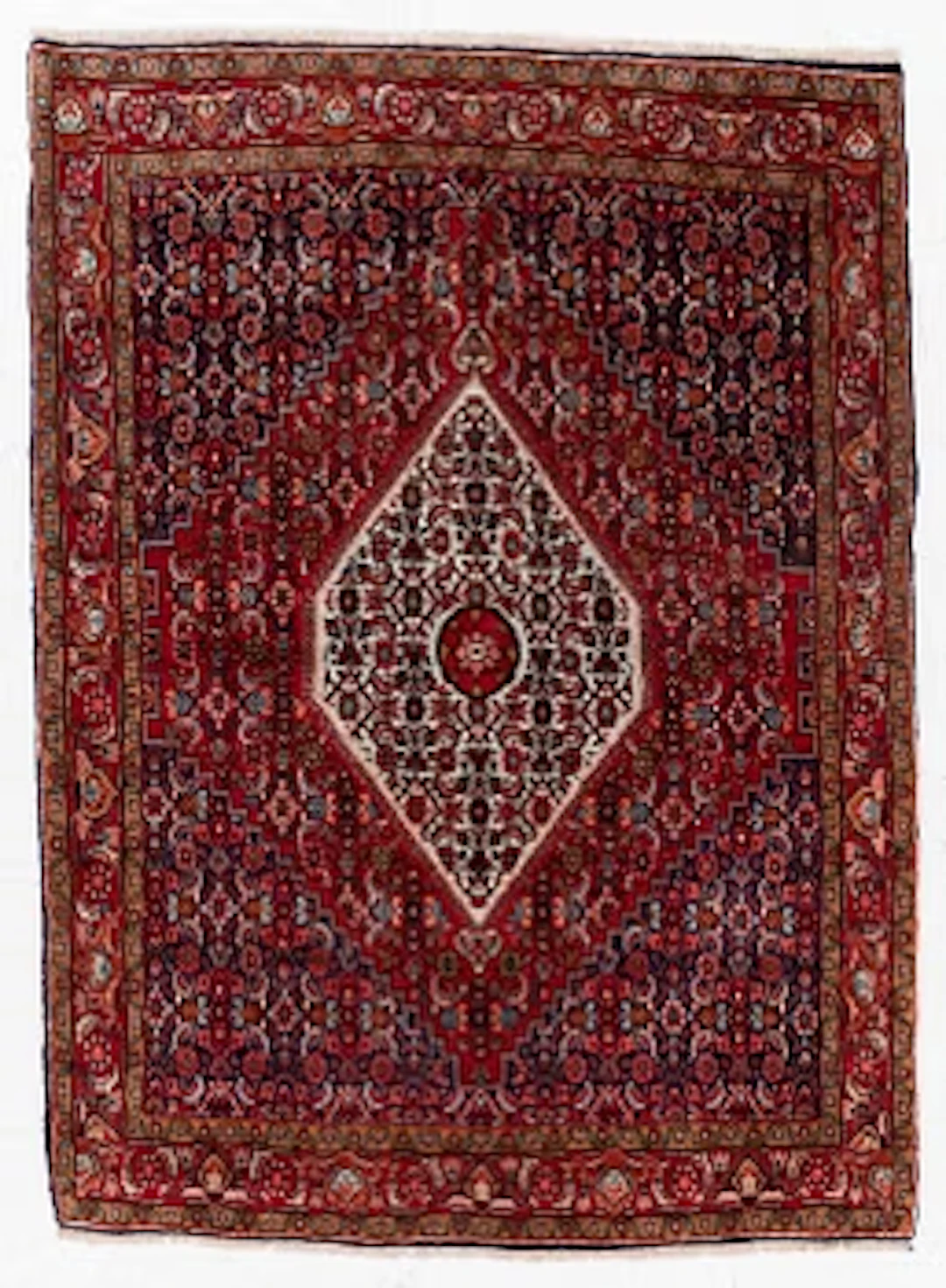 Rug, probably antique Bidjar, approx. 165 x 122 cm.