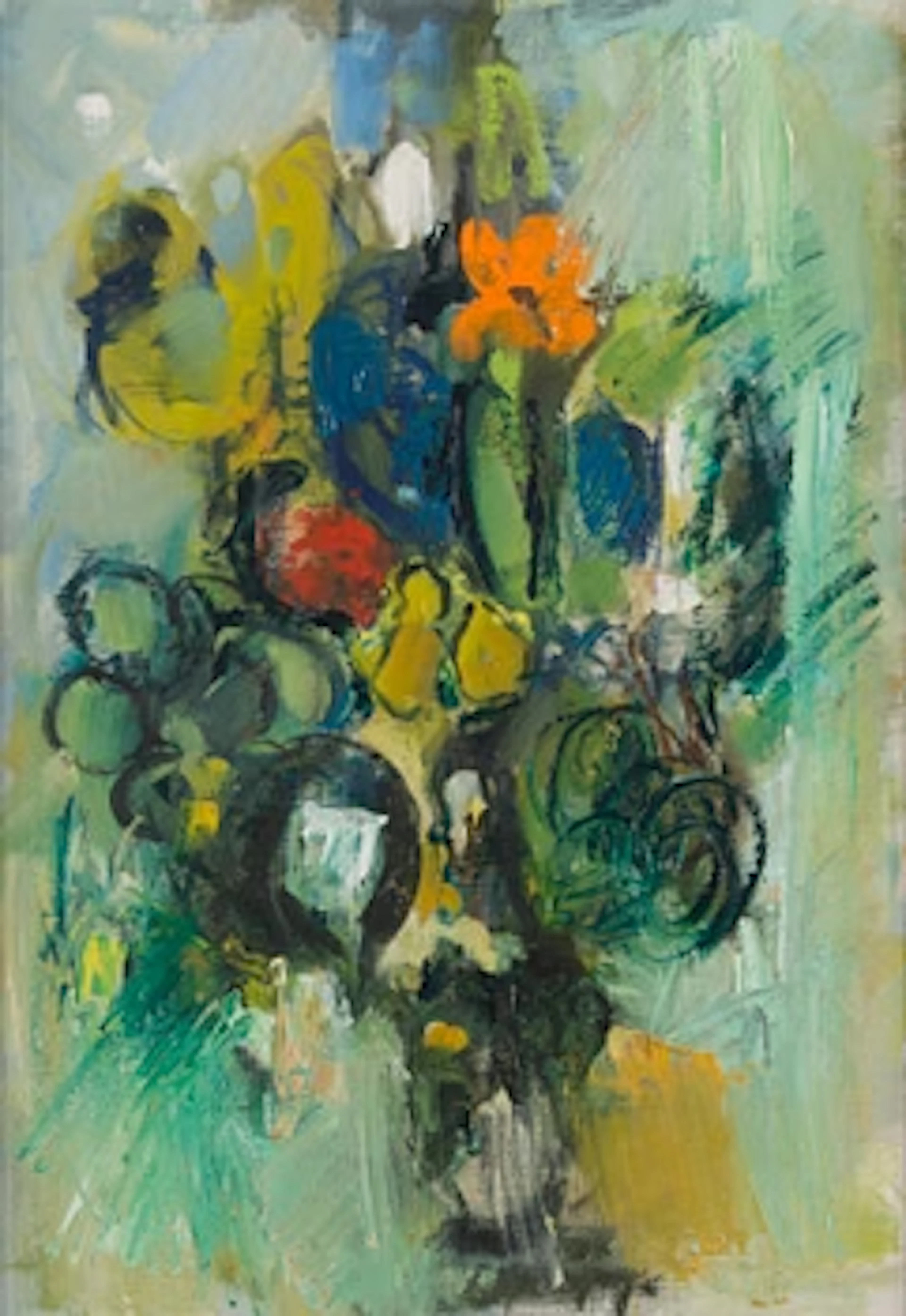 Anitra Lucander, Flowers in a Vase.