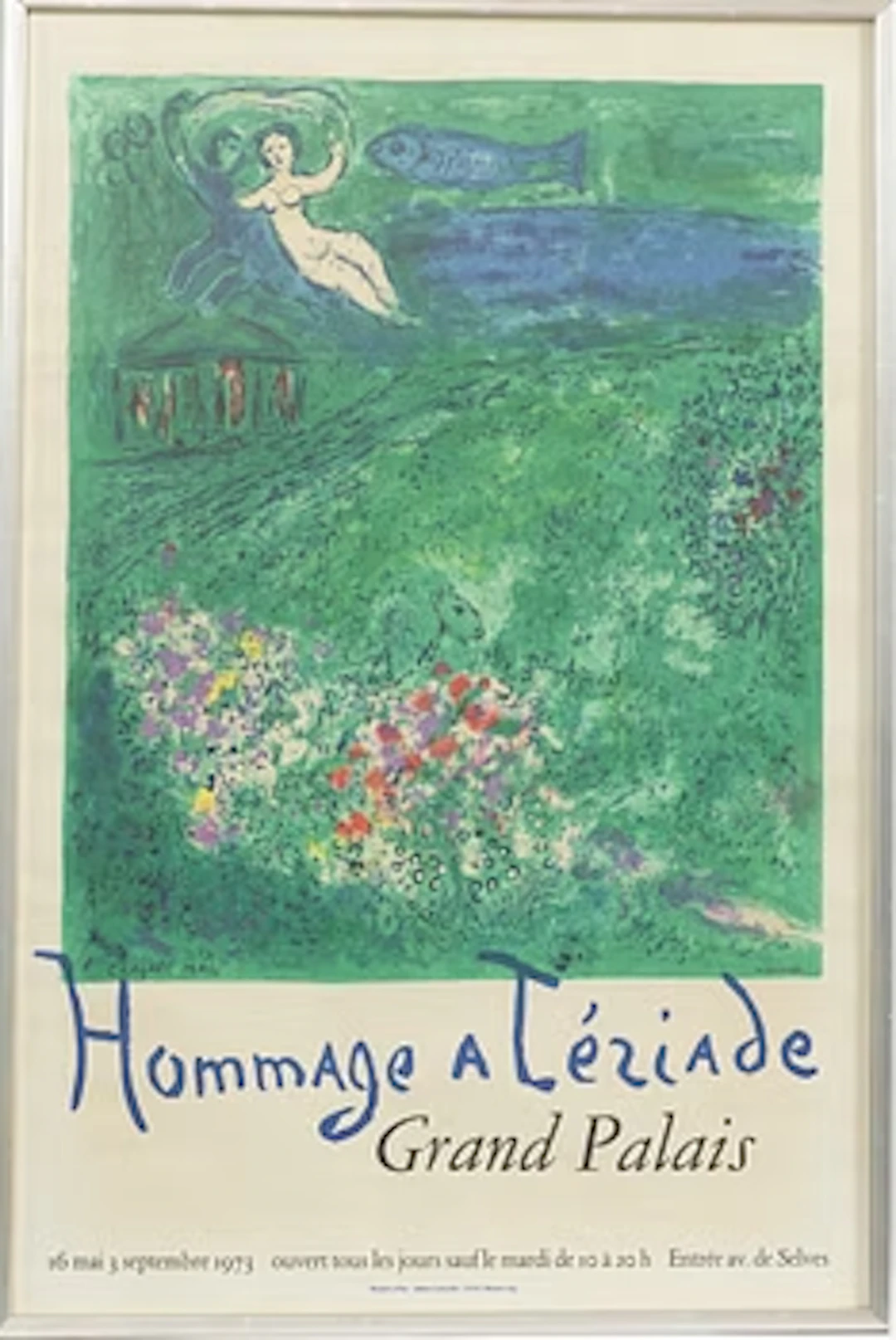 Marc Chagall, efter. "Hommage a Téziade Grand Palais"