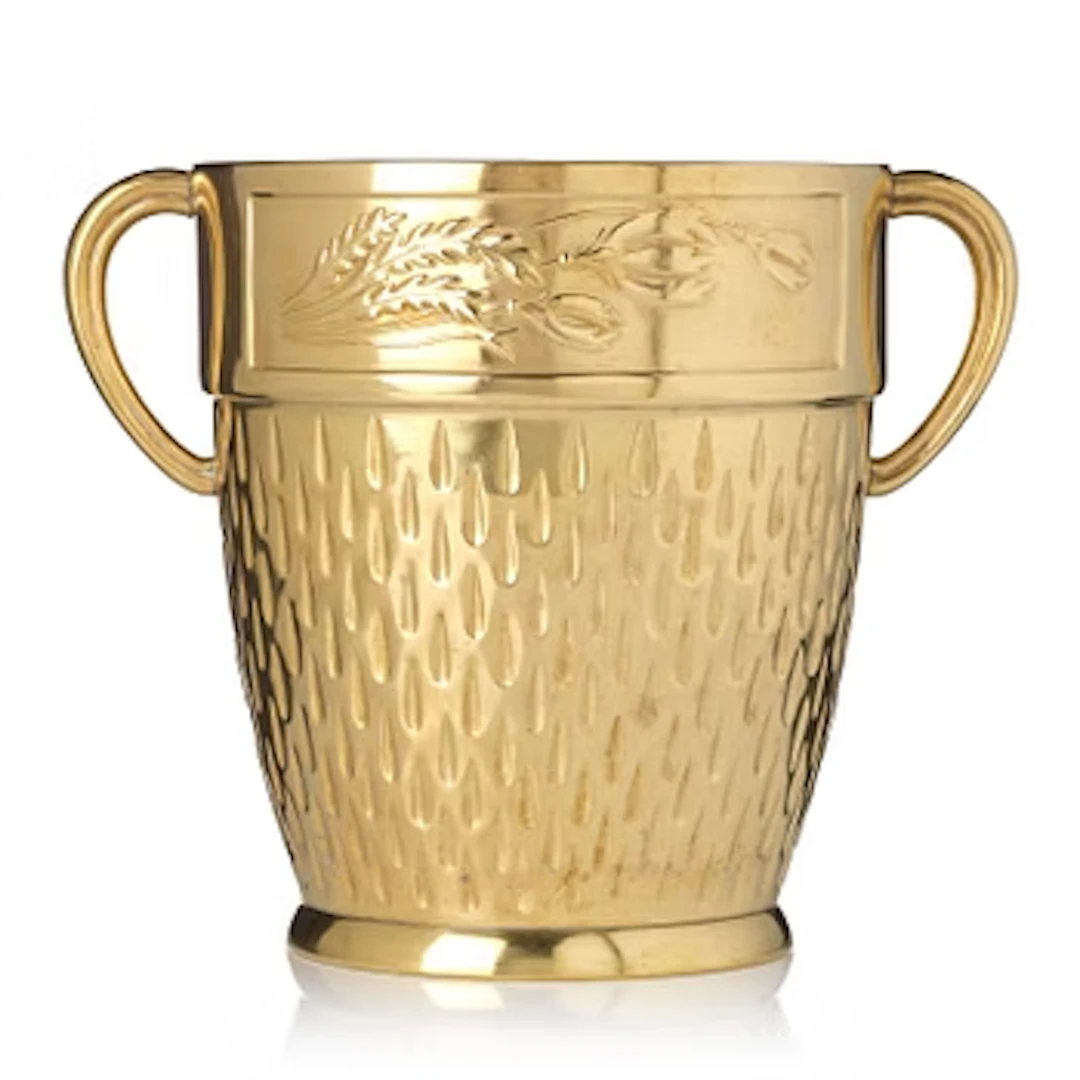 An Art Nouveau champagne cooler/ice bucket, Gebrüder Bing, Nuremberg.
