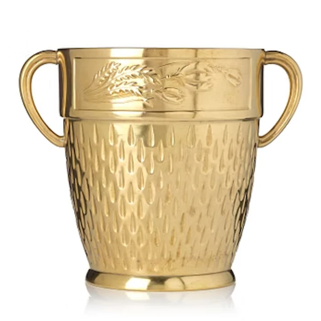 An Art Nouveau champagne cooler/ice bucket, Gebrüder Bing, Nuremberg.