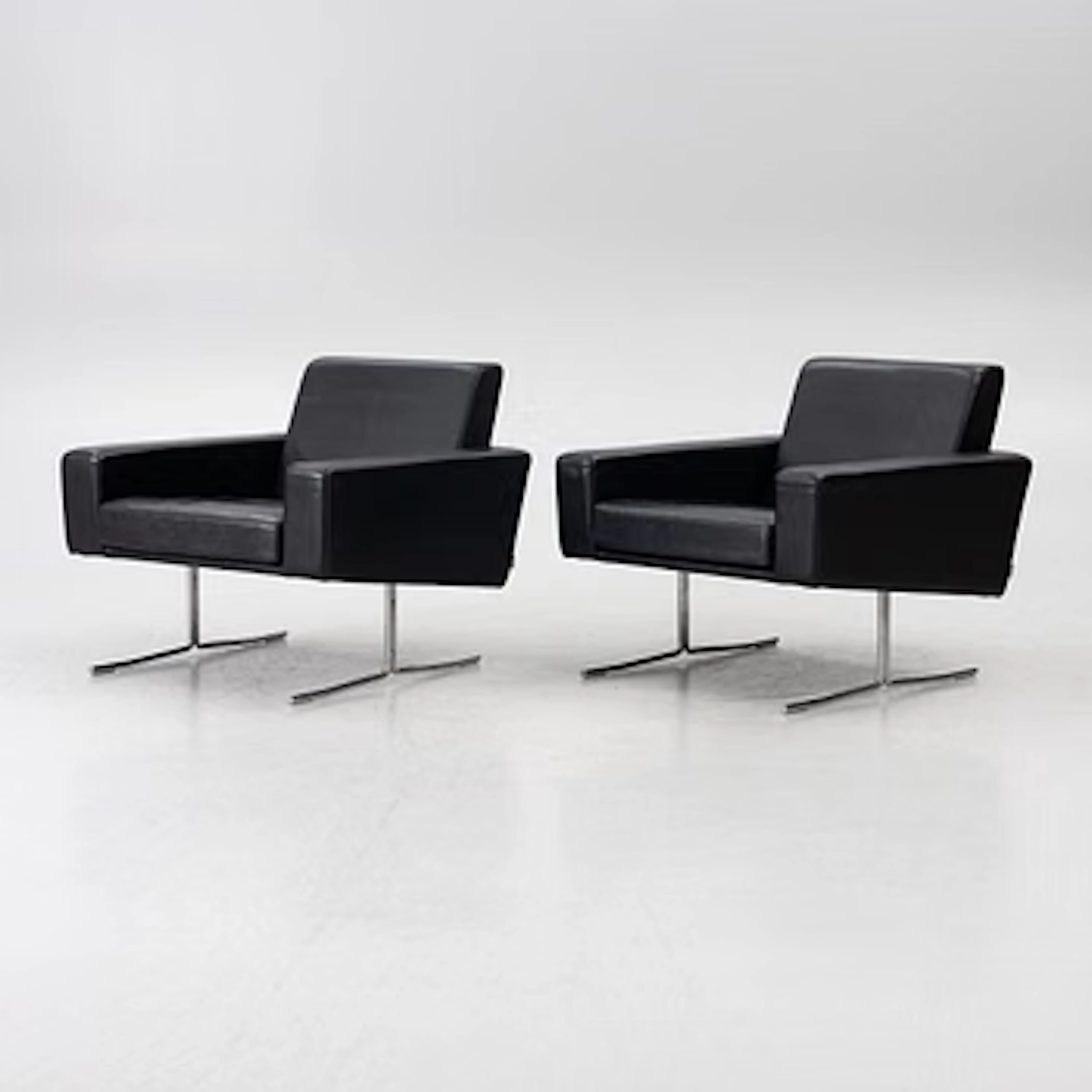 Armchairs, a pair, Danerka, Denmark.