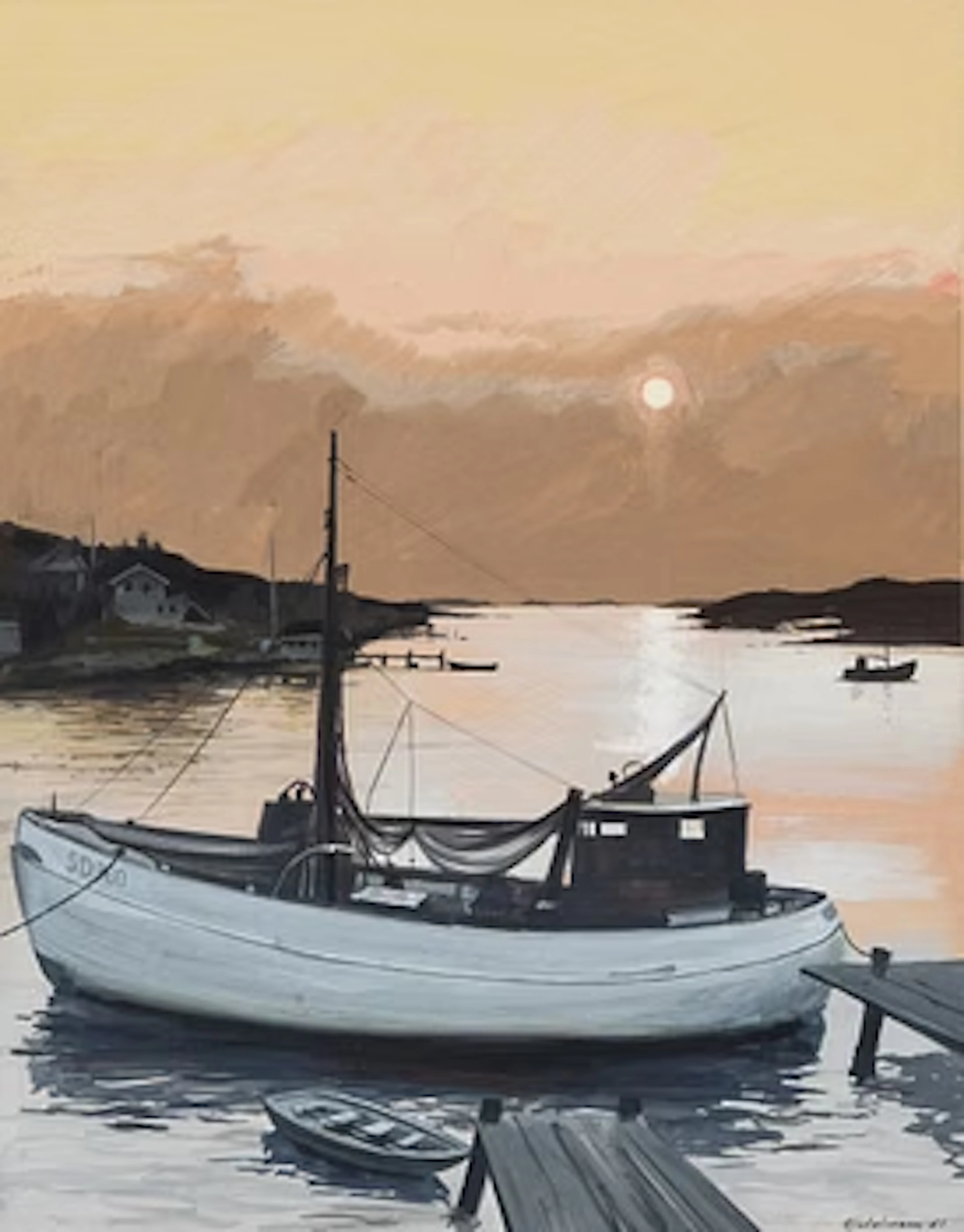 Yrjö Edelmann, Fishing boat.