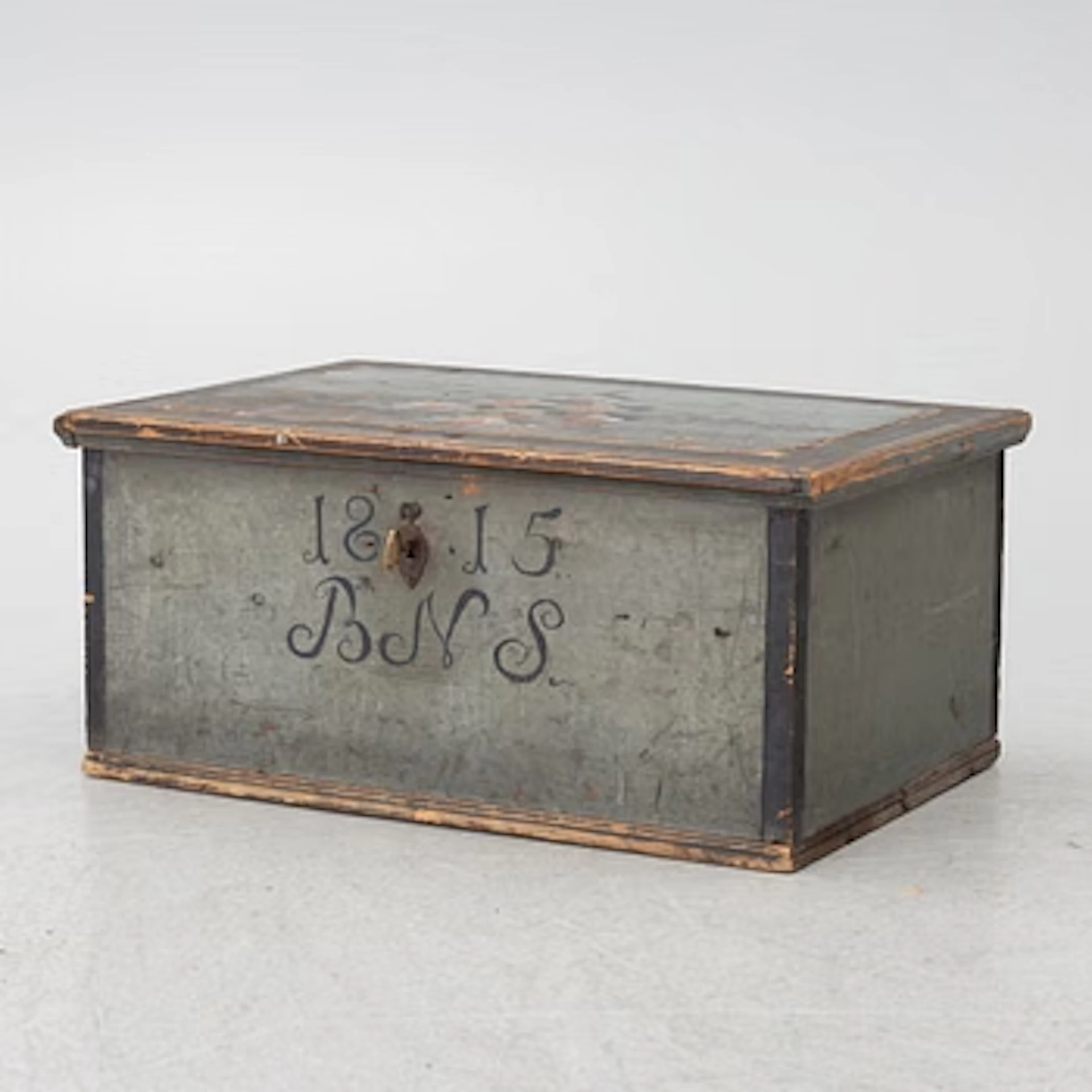Chest, folk art, Brunnskog, Värmland, dated 1815.