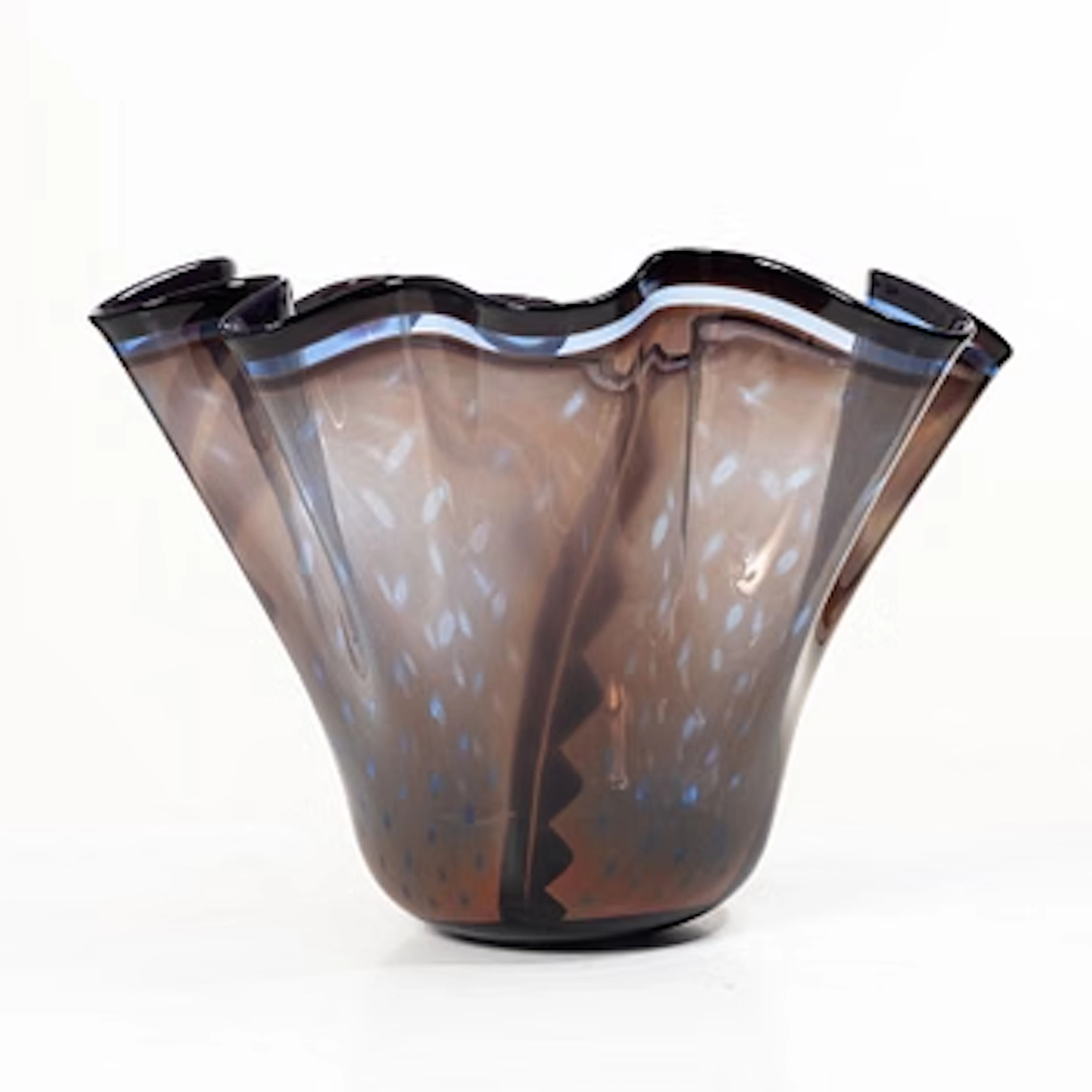 Gunnar Cyrén, a graal glass bowl, Orrefors 1992.