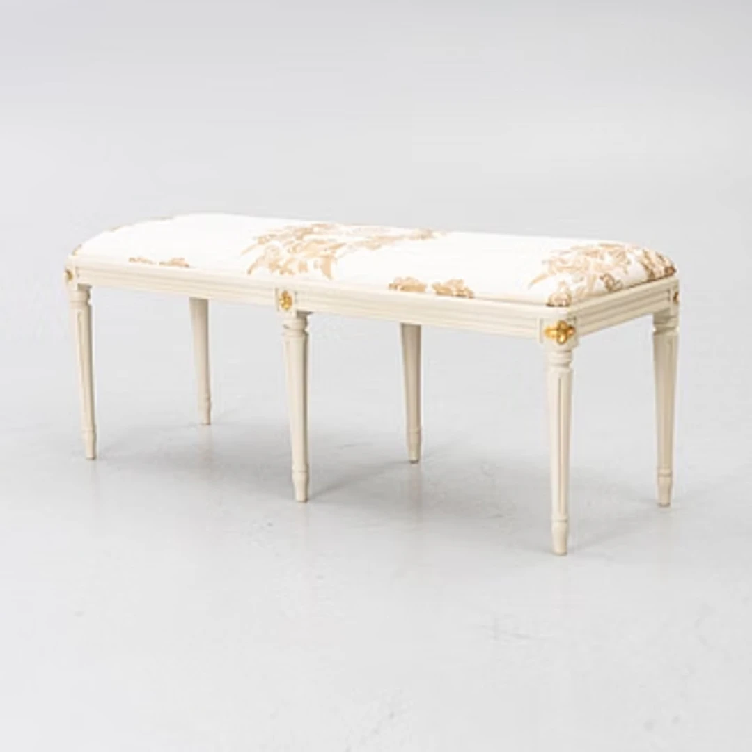 Bench, Gustavian style, K.A Roos.