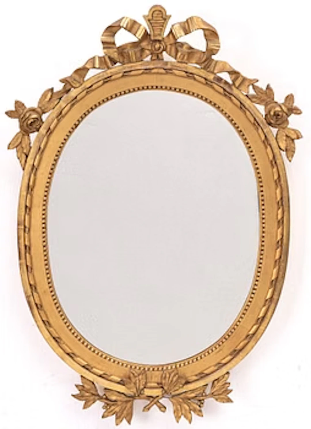 A Gustavian style mirror, early 20th century.
