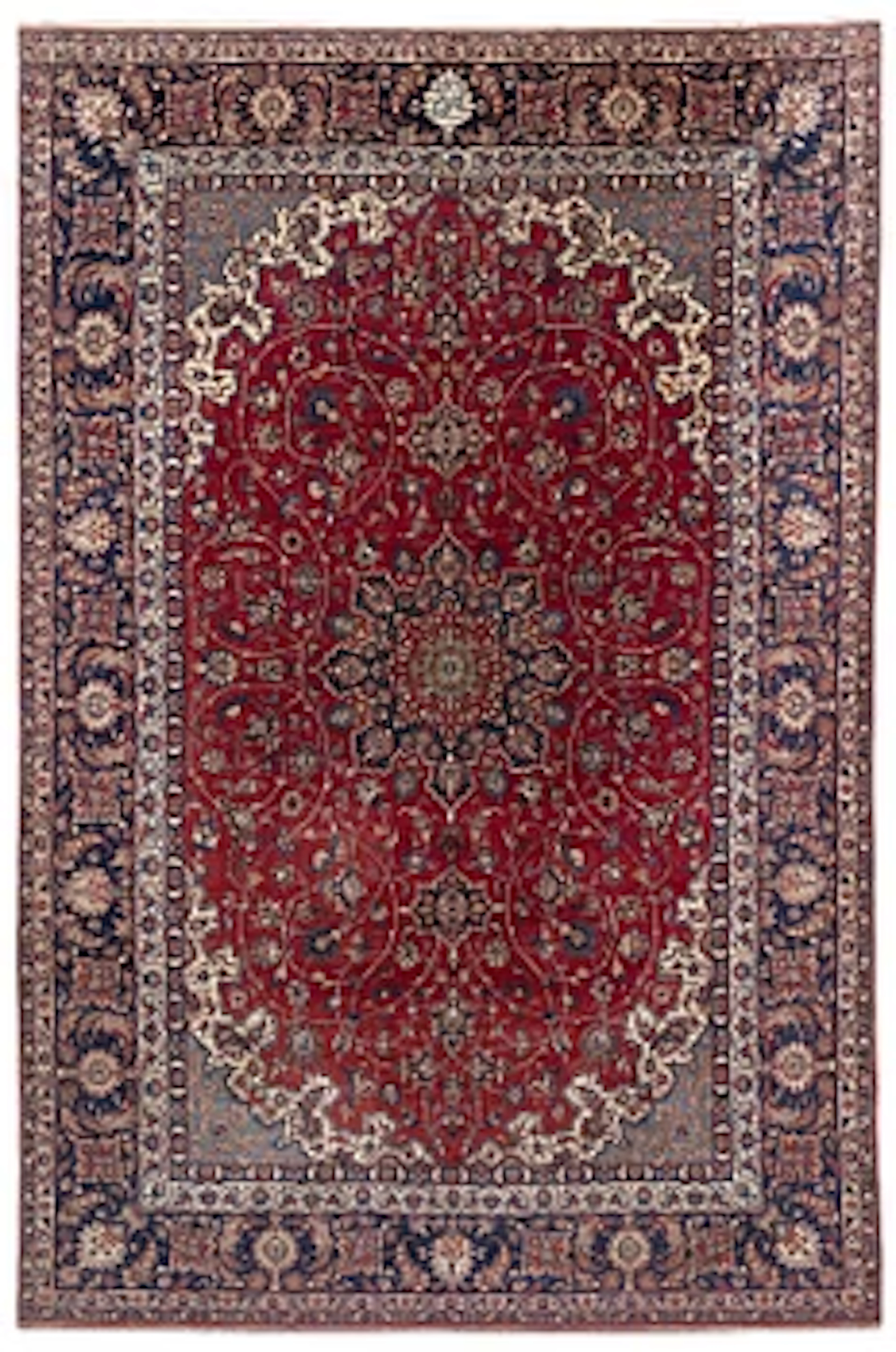 A semi-antique Isfahan, Central Persia, dated 1283 (1903-04), c. 486 x 319 cm.