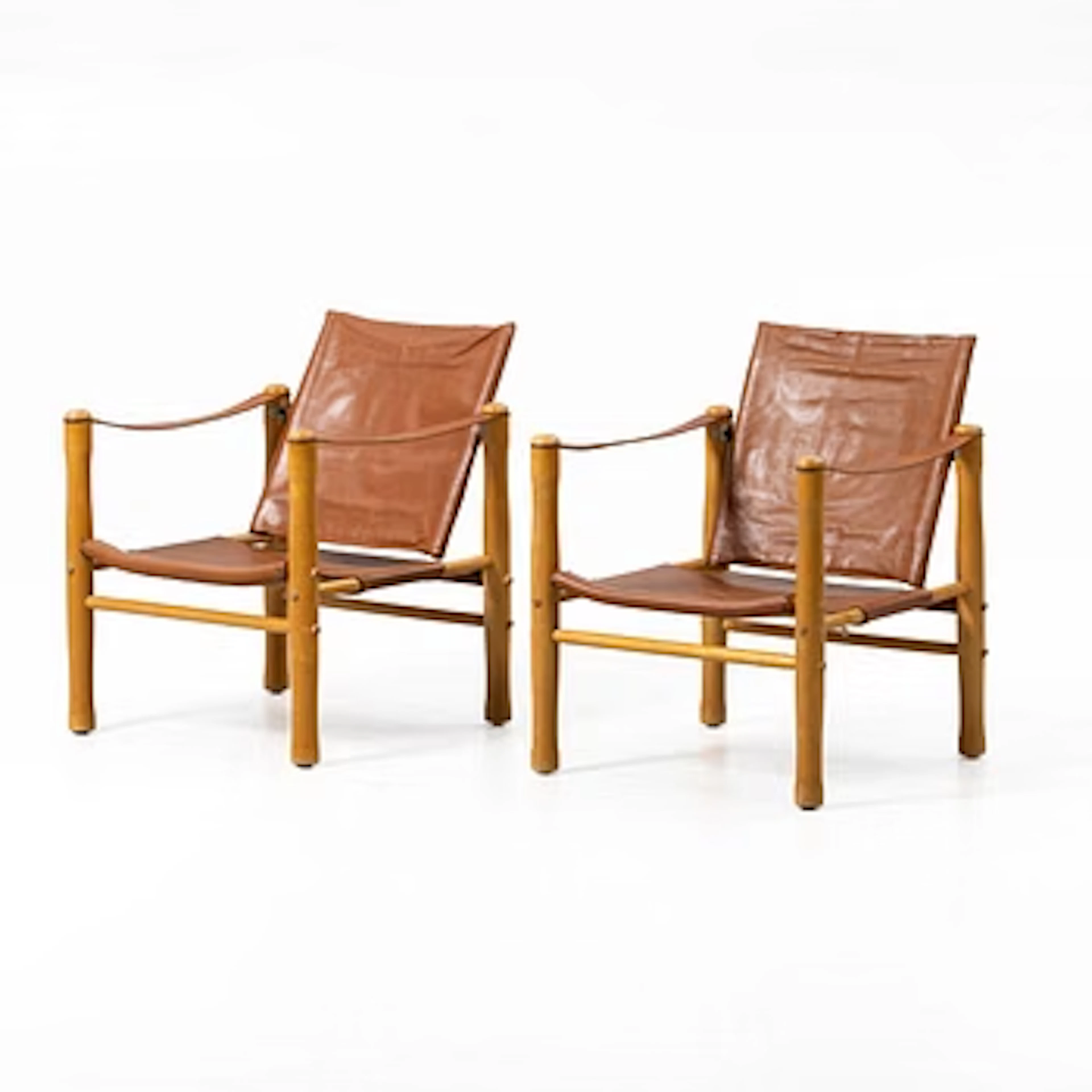 Elias Svedberg, A pair of armchairs, “Safari”, the Triva series, Nordiska
