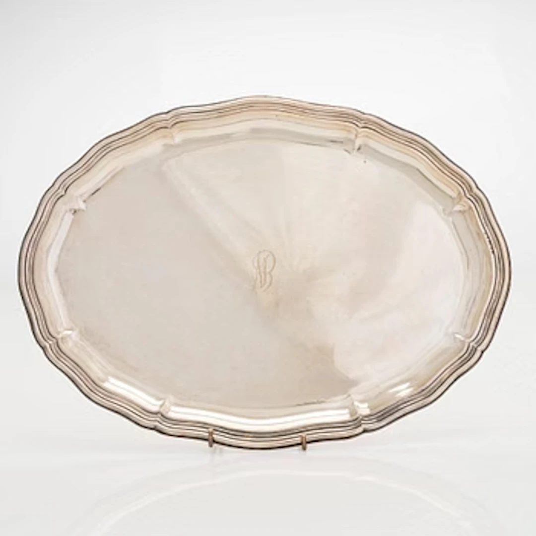 A silver tray, Helsinki 1928.
