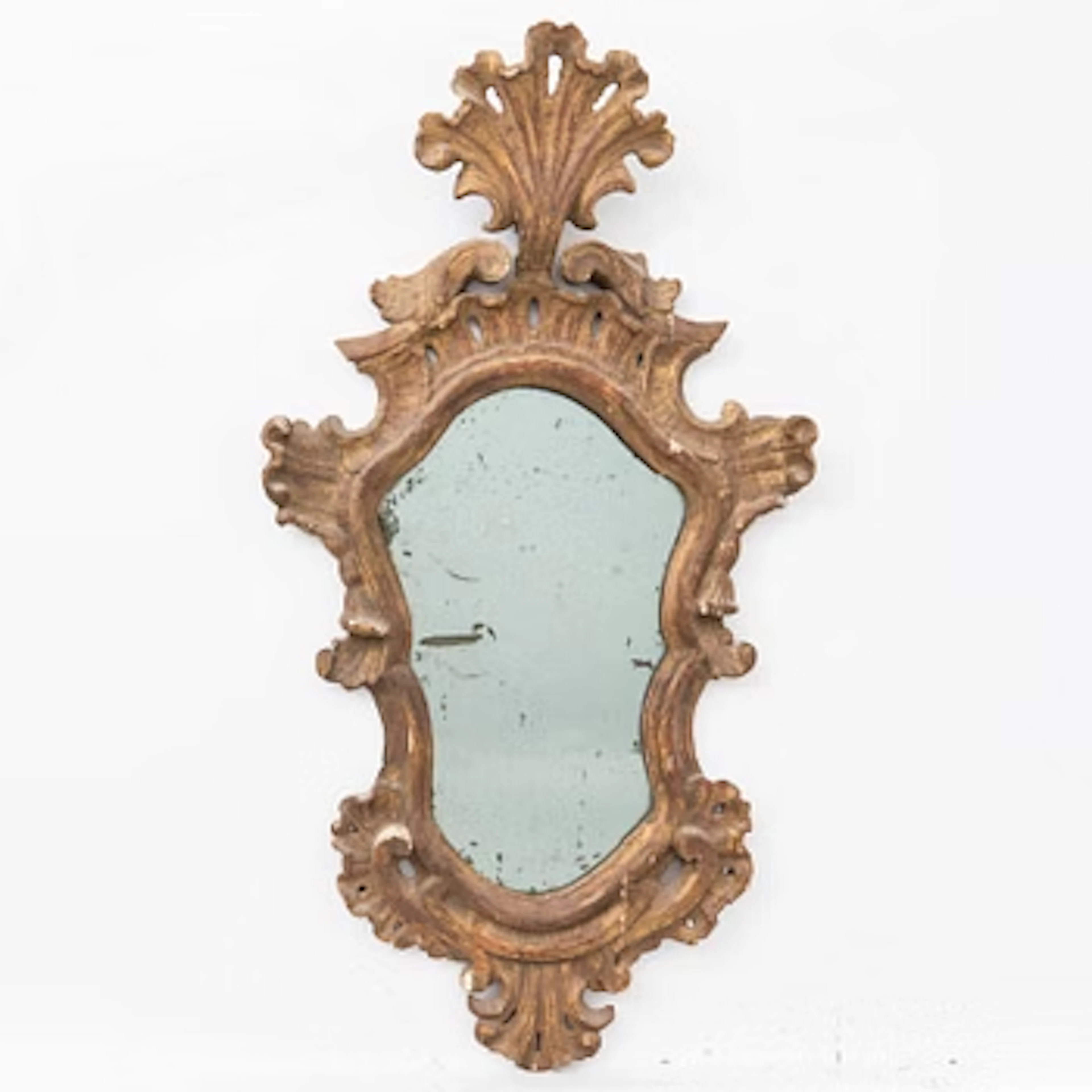 Mirror, late Baroque, late 18th century.