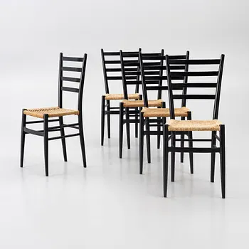 5 chairs, 'Bologna', IKEA.