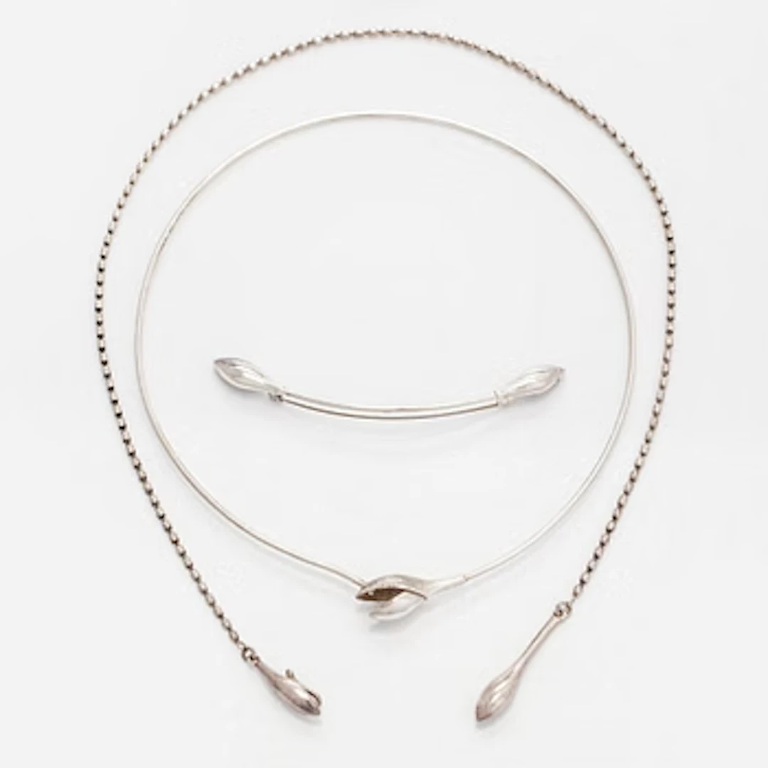 Kalevala Koru, jewellery set, “Doris”, 3 pieces, silver.