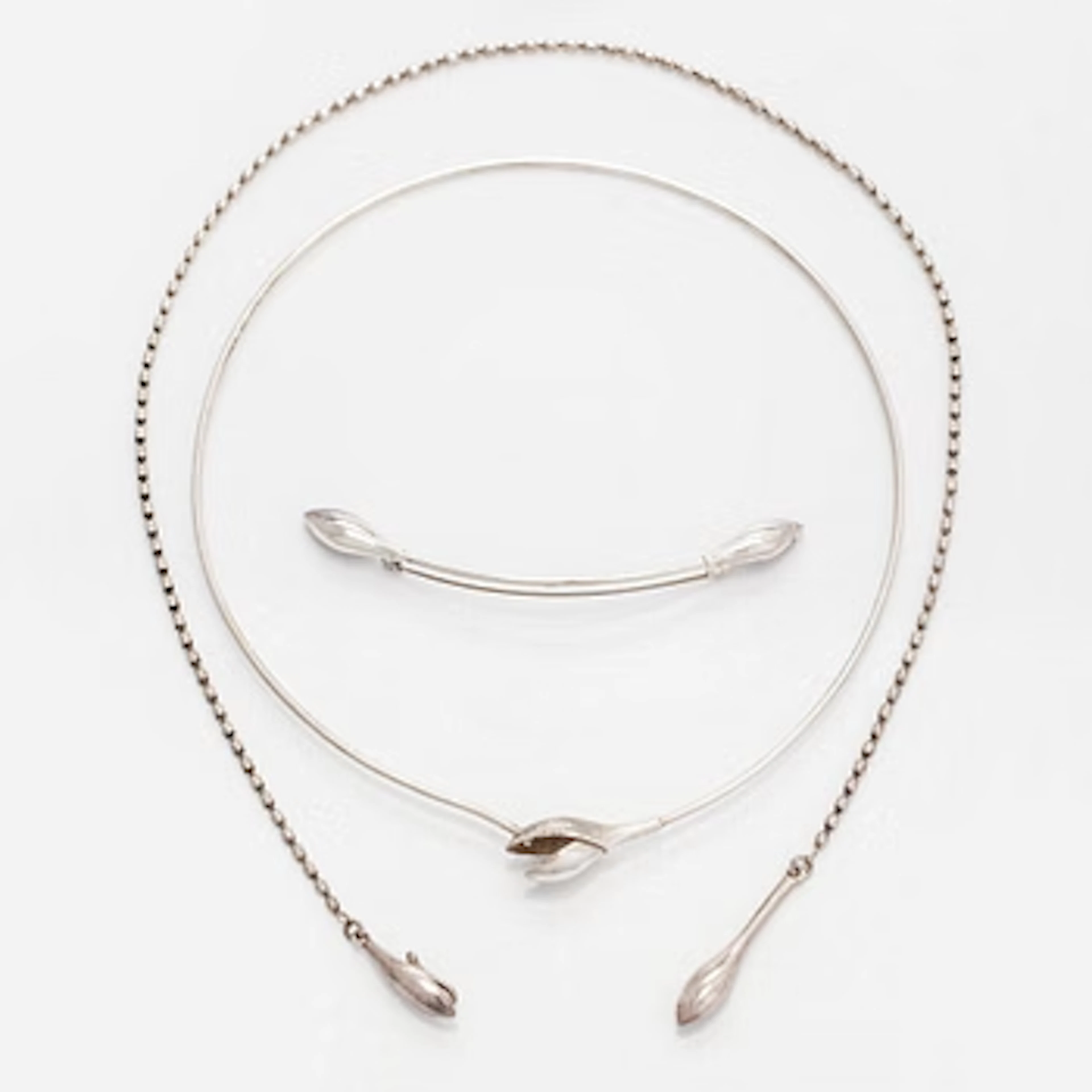 Kalevala Koru, jewellery set, “Doris”, 3 pieces, silver.