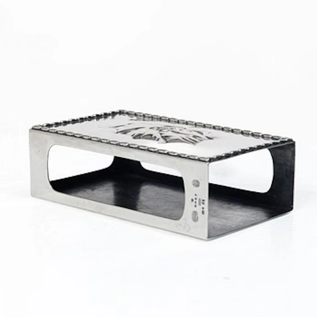 Georg Jensen, A silver matchbox case, model 83, Copenhagen 1919.