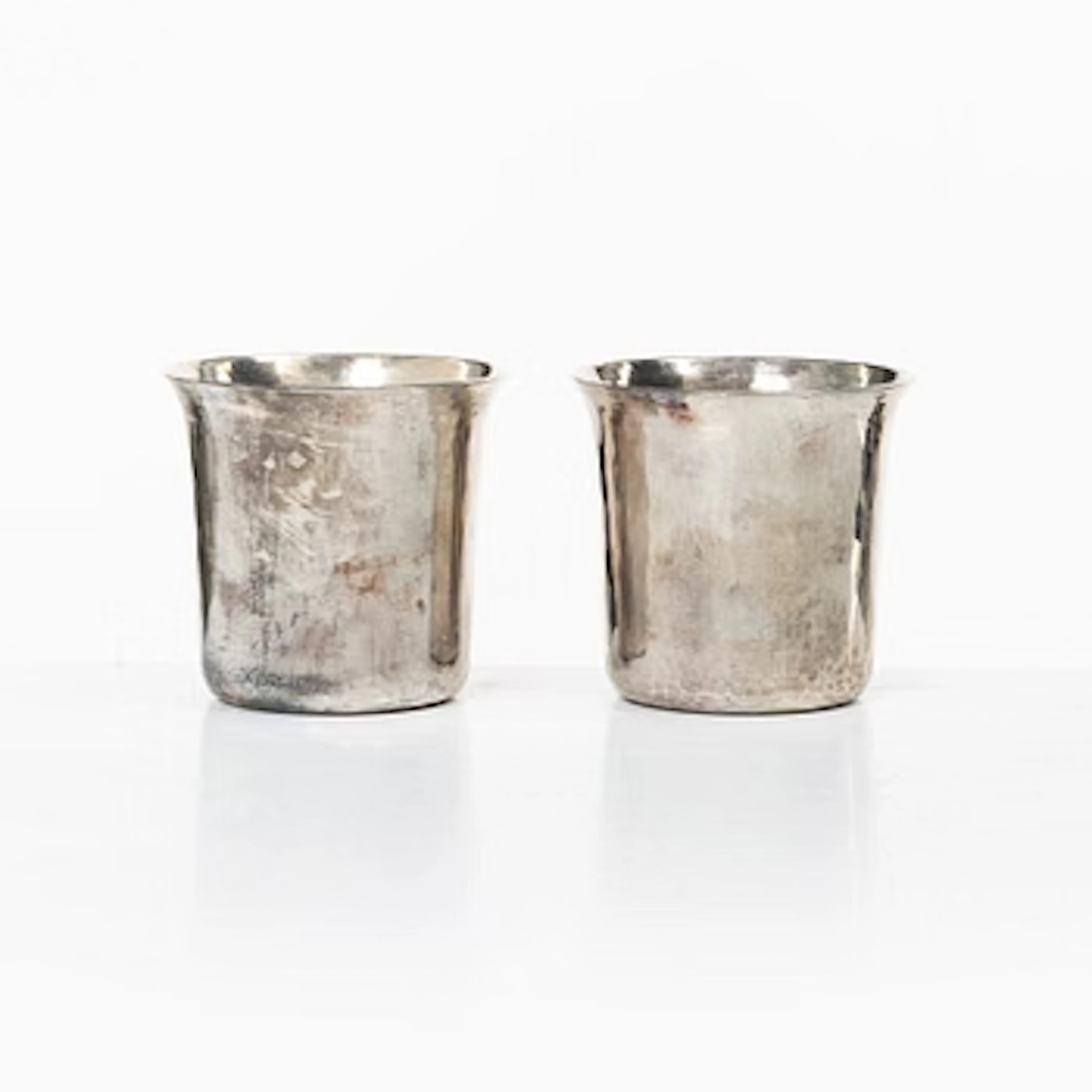 Einar Telander, A pair of silver cups, in case, Einar Telander Silversmithy