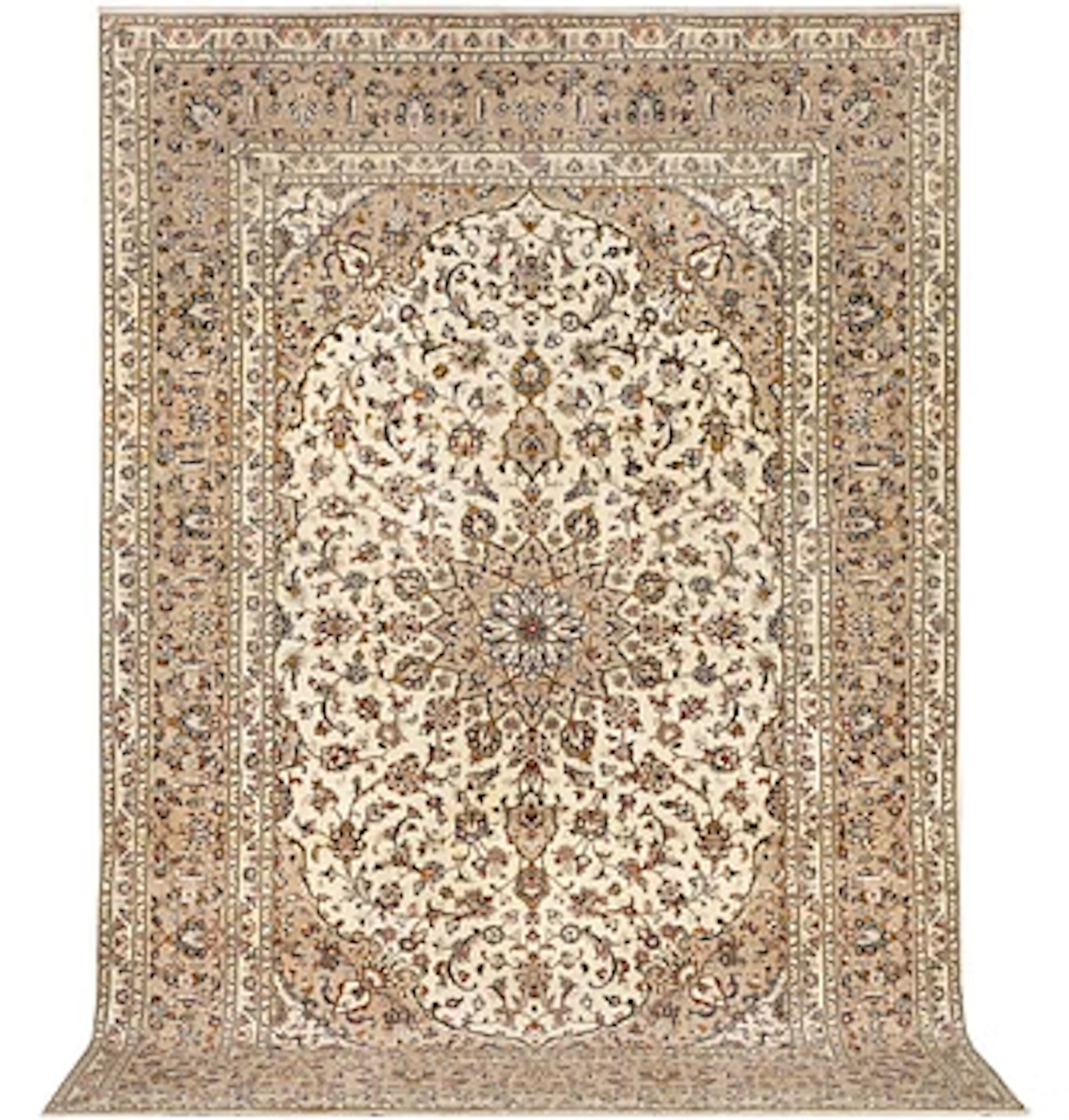 A Keshan carpet, c. 355 x 240 cm.