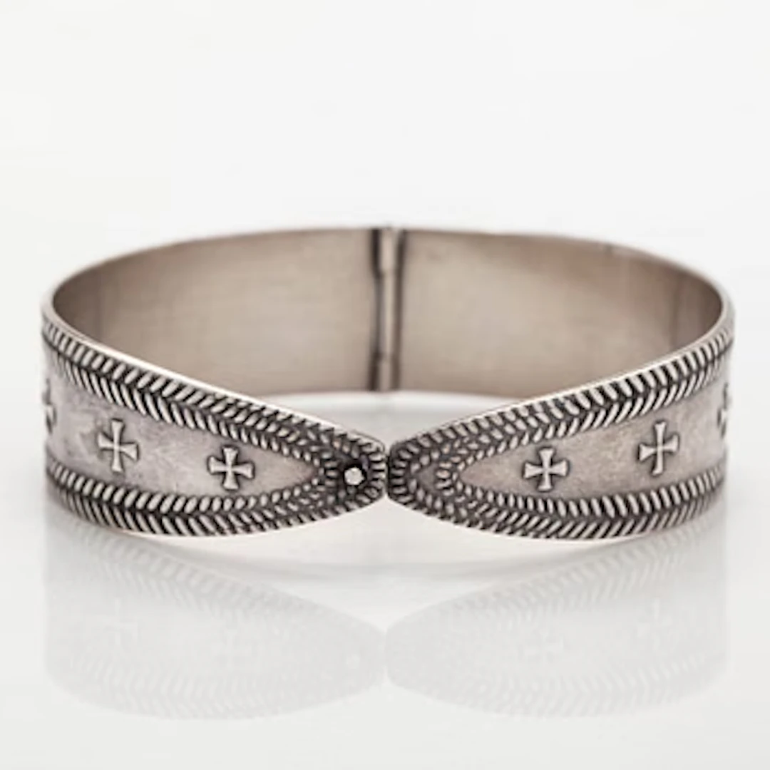 Kalevala Koru, bracelet, model 208, silver, Helsinki 1965.