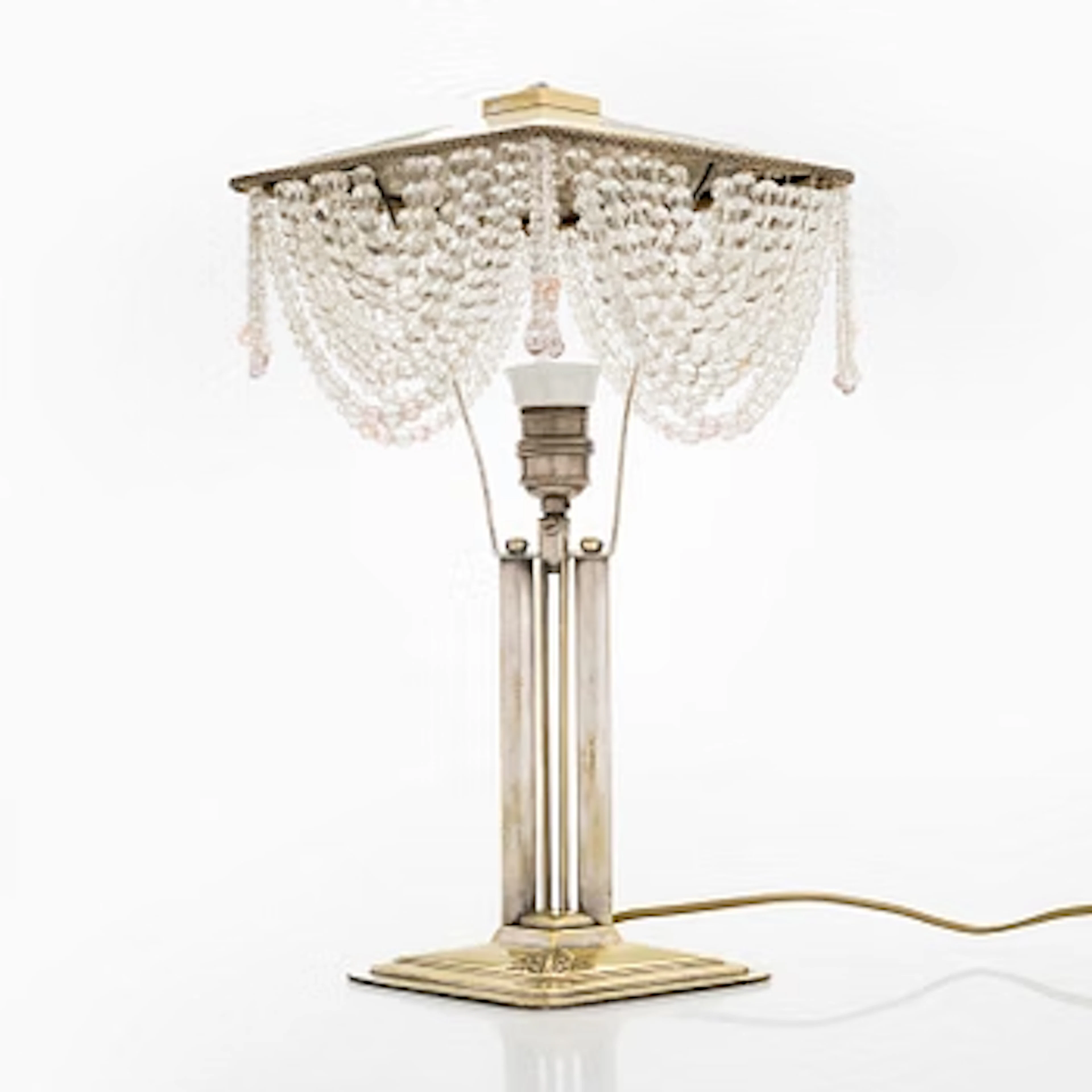 An early 20th century table lamp.