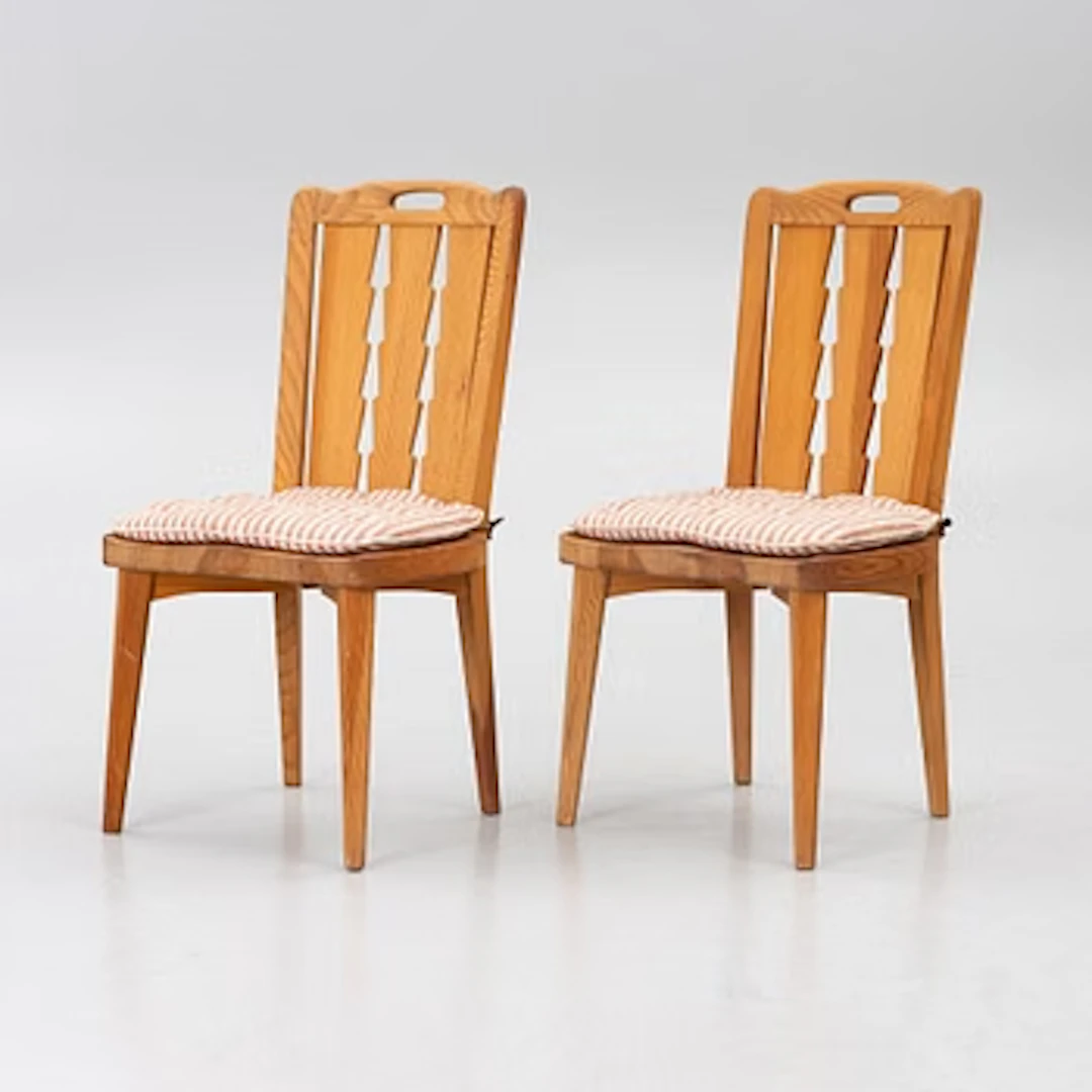 Nordiska Kompaniet, Pair of chairs. Swedish Modern. “Ekerö”, mid-20th century.