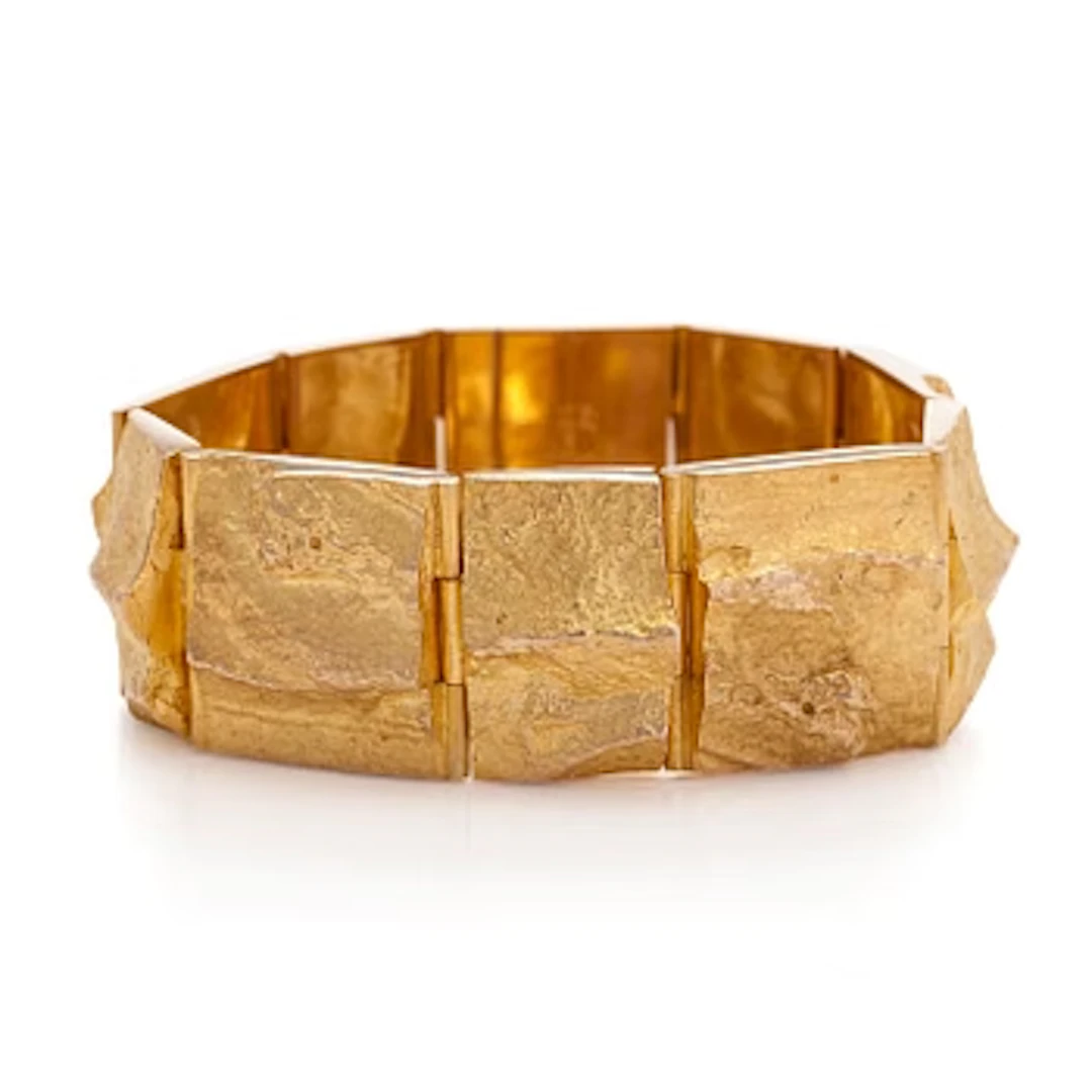 Björn Weckström, bracelet, “Golden stream”, 14K gold, Lapponia 1971.