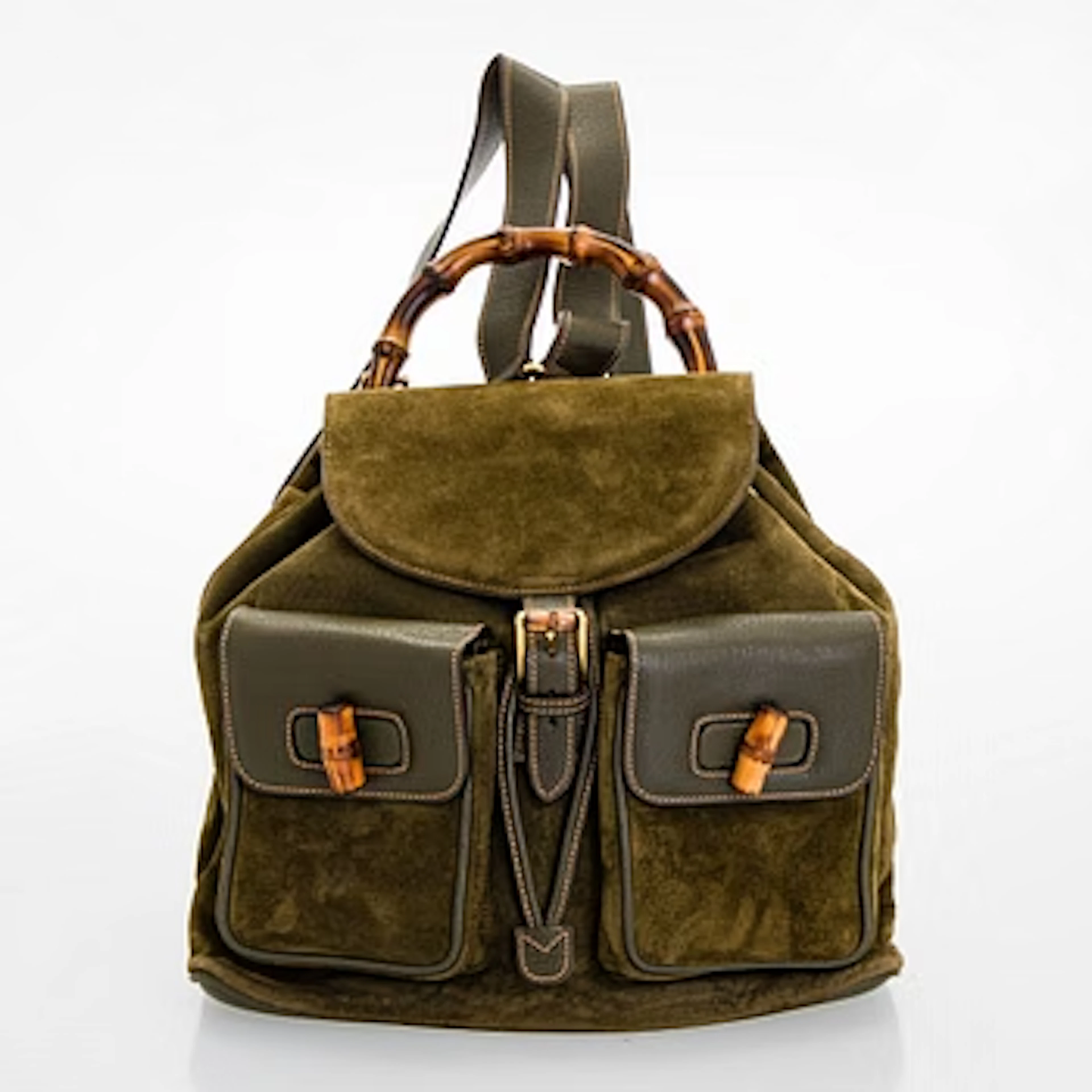 Gucci, a "Bamboo" backpack.