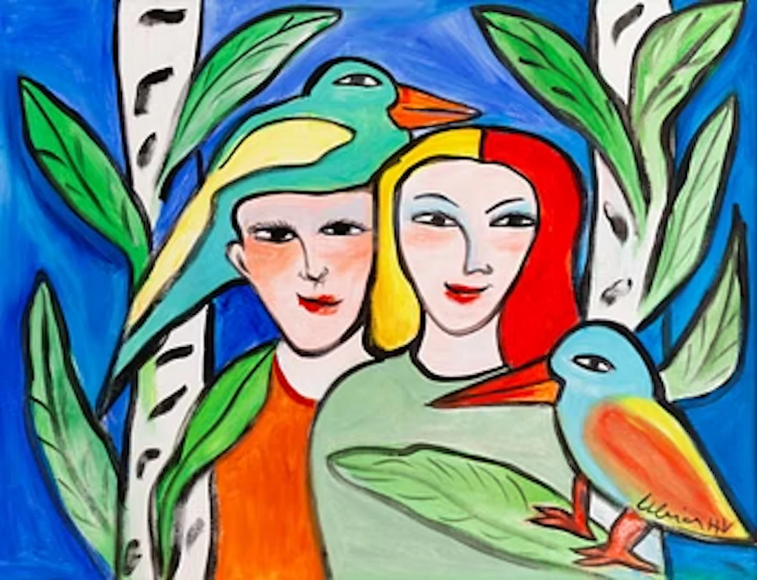 Ulrica Hydman-Vallien, Pair of birds.