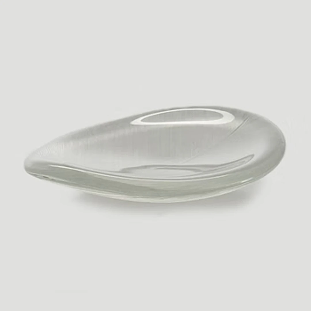 Tapio Wirkkala, Art glass 'Lehti' (Leaf) bowl, signed Tapio Wirkkala Iittala.
