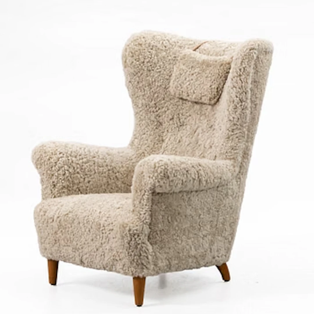 Armchair, Scandinavian Modern, 1940s.