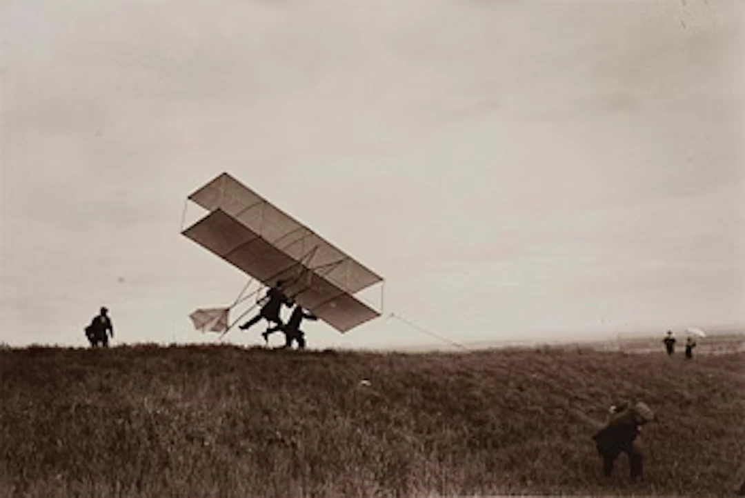 Jacques Henri Lartigue, “Zissou takes off in his ZYX24”, Rouzat, 1910.
