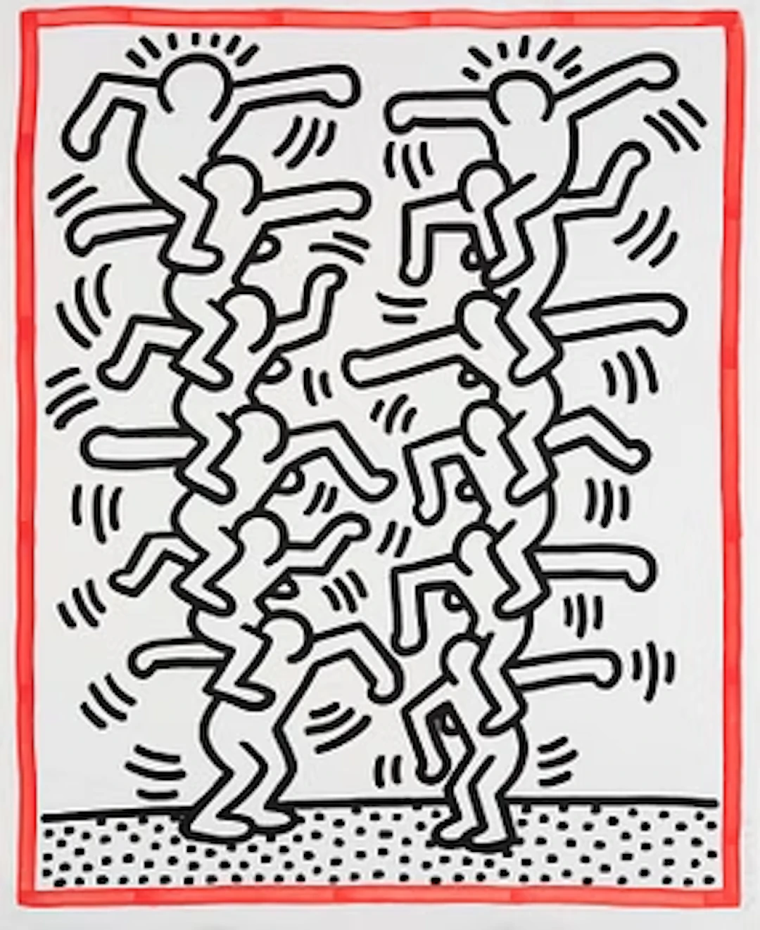 Keith Haring, Untitled, from "Three Lithographs".