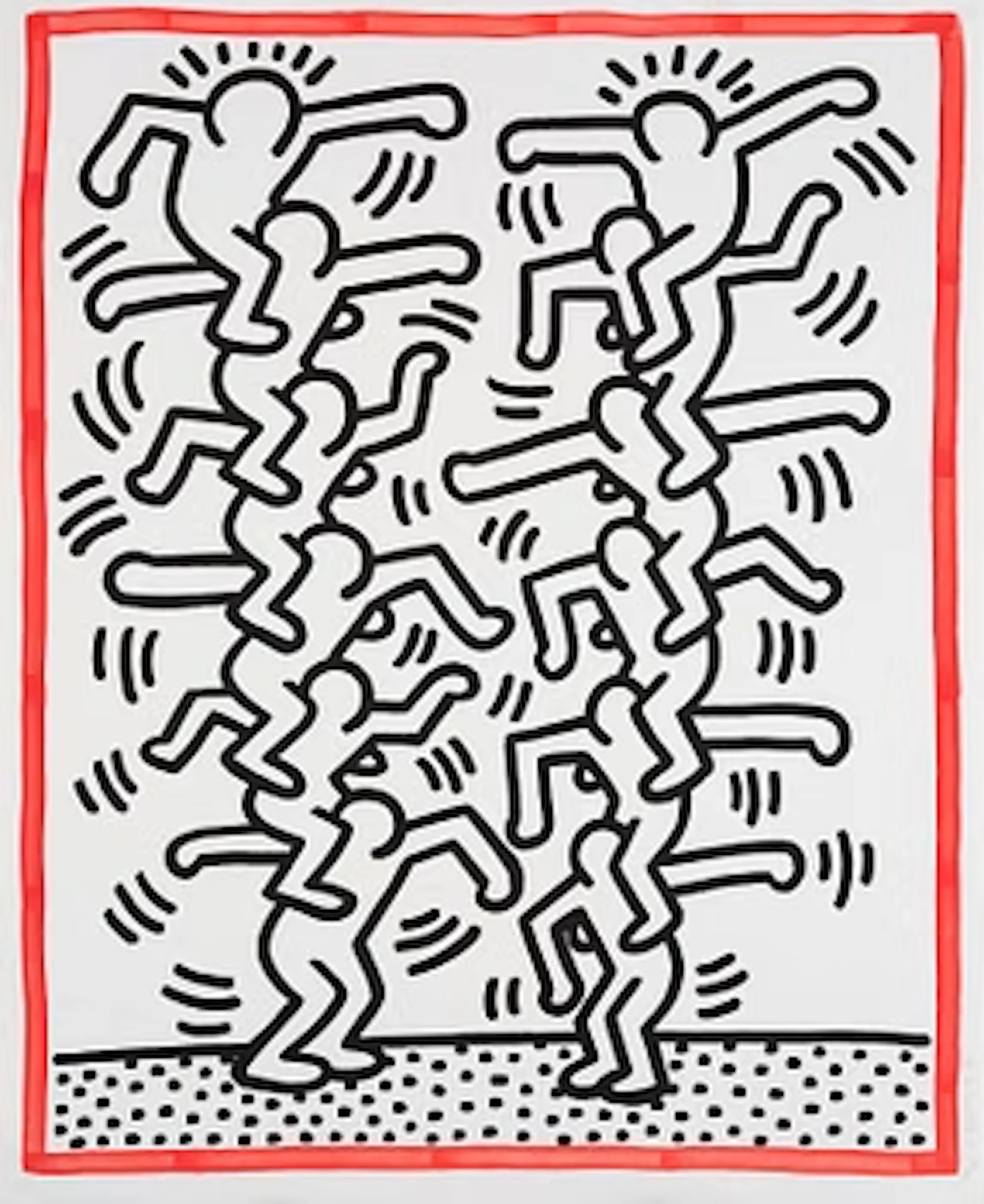 Keith Haring, Untitled, from "Three Lithographs".