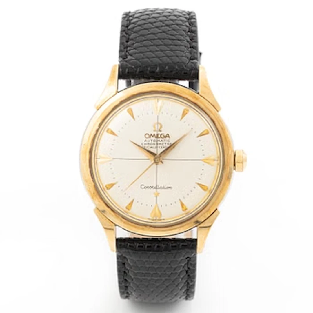 Omega, Constellation, Chronometer, “Pie-Pan”, wristwatch, 35 mm.