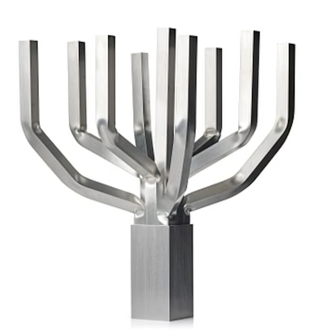 David Taylor, a unique "Aluminium Candelabra 9", Studio Mellösaverken
