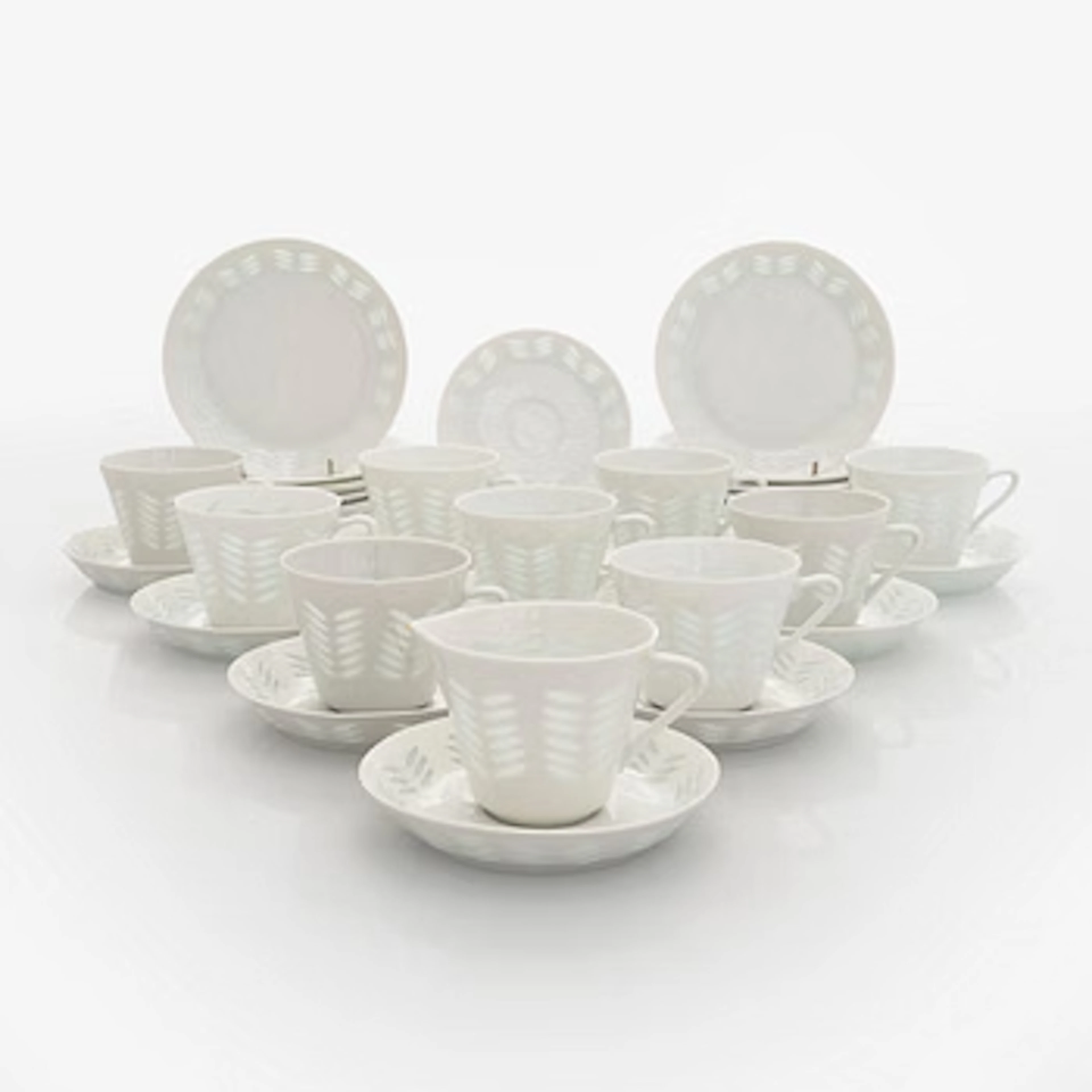 Friedl Holzer-Kjellberg, a 20-piece rice grain porcelain coffee service