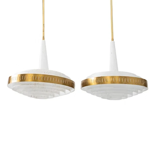 Ceiling lamps, 2 pcs, 1950s/60s.