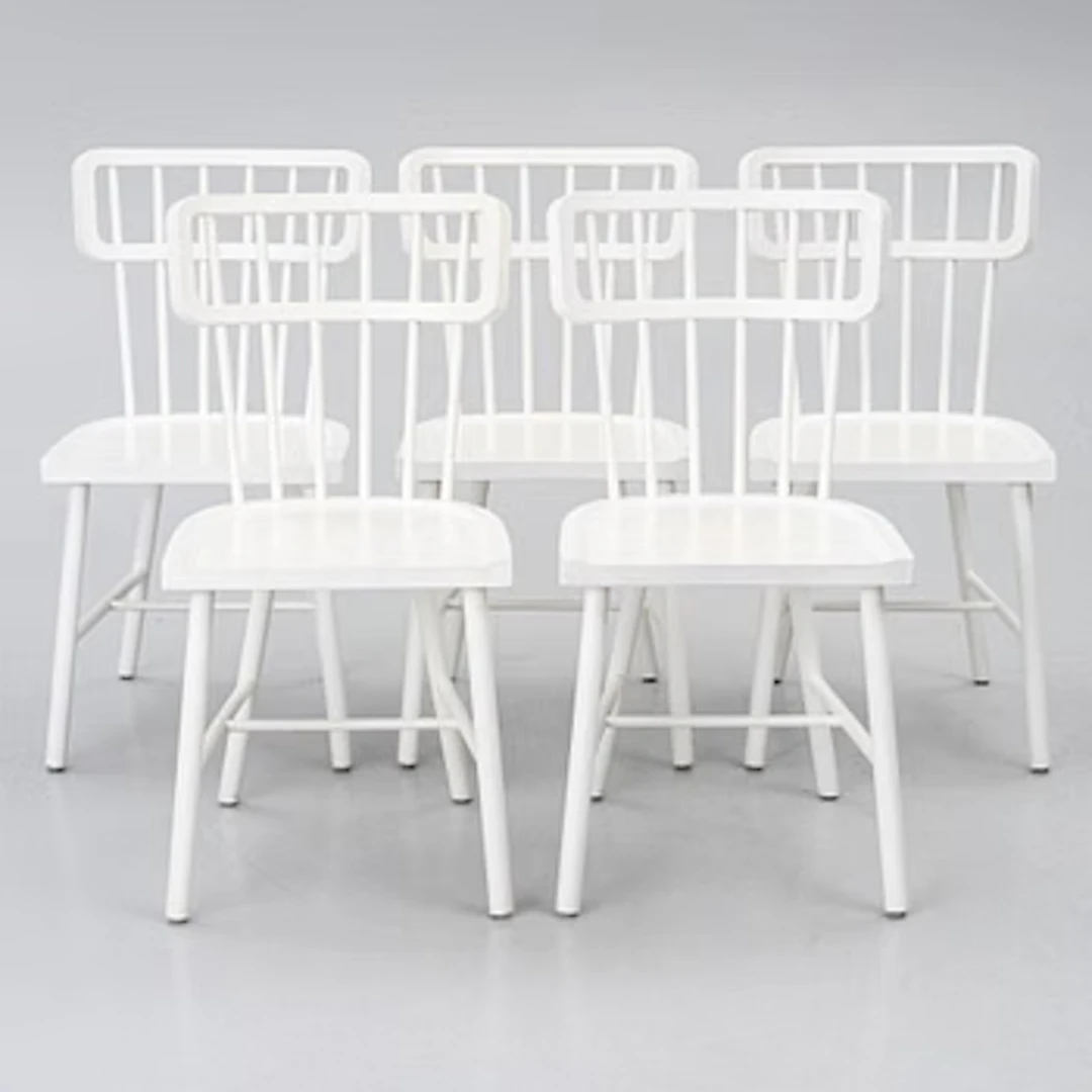 Björn Dahlström, Five 'Björn' chairs, late 20th century.