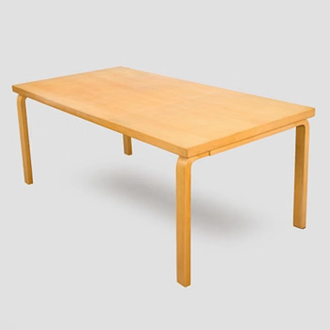 Alvar Aalto, a late 20th century table, Artek.