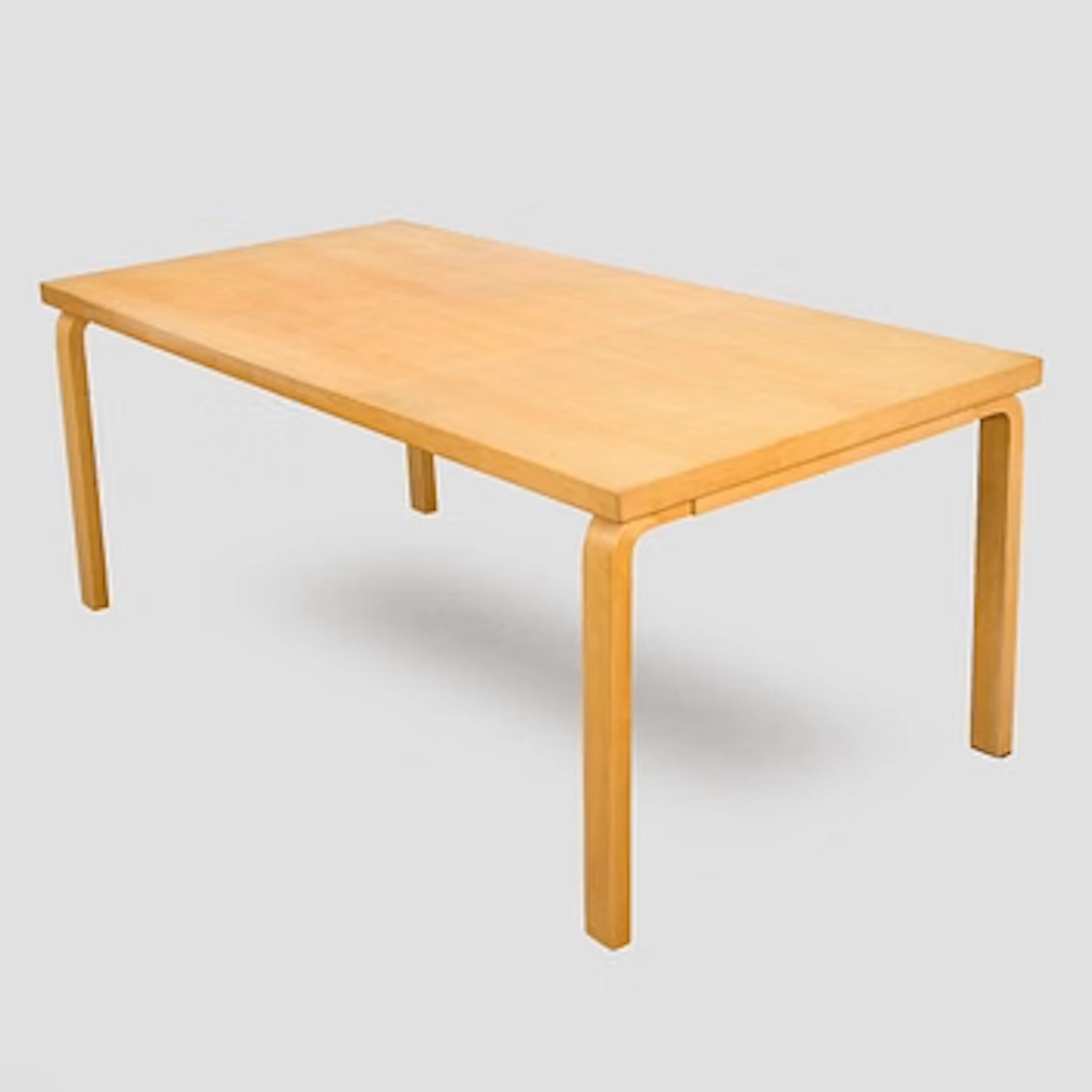 Alvar Aalto, a late 20th century table, Artek.