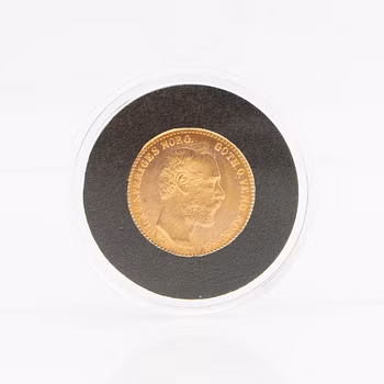 Gold coin Sweden, Charles XV 1 Carolin 20 Francs, 1872.