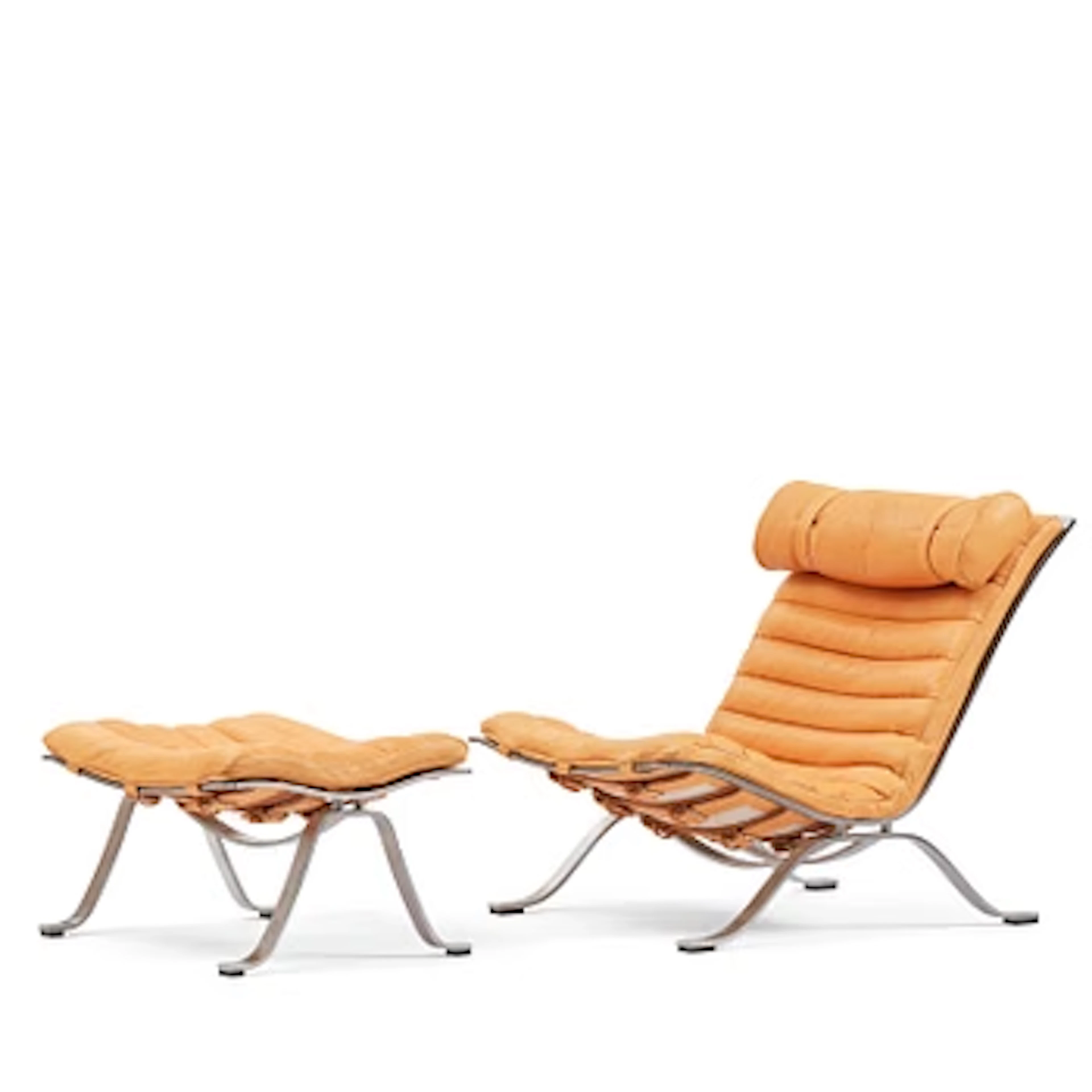 Arne Norell, an “Ari” armchair with footstool, Norell Möbel, Aneby.