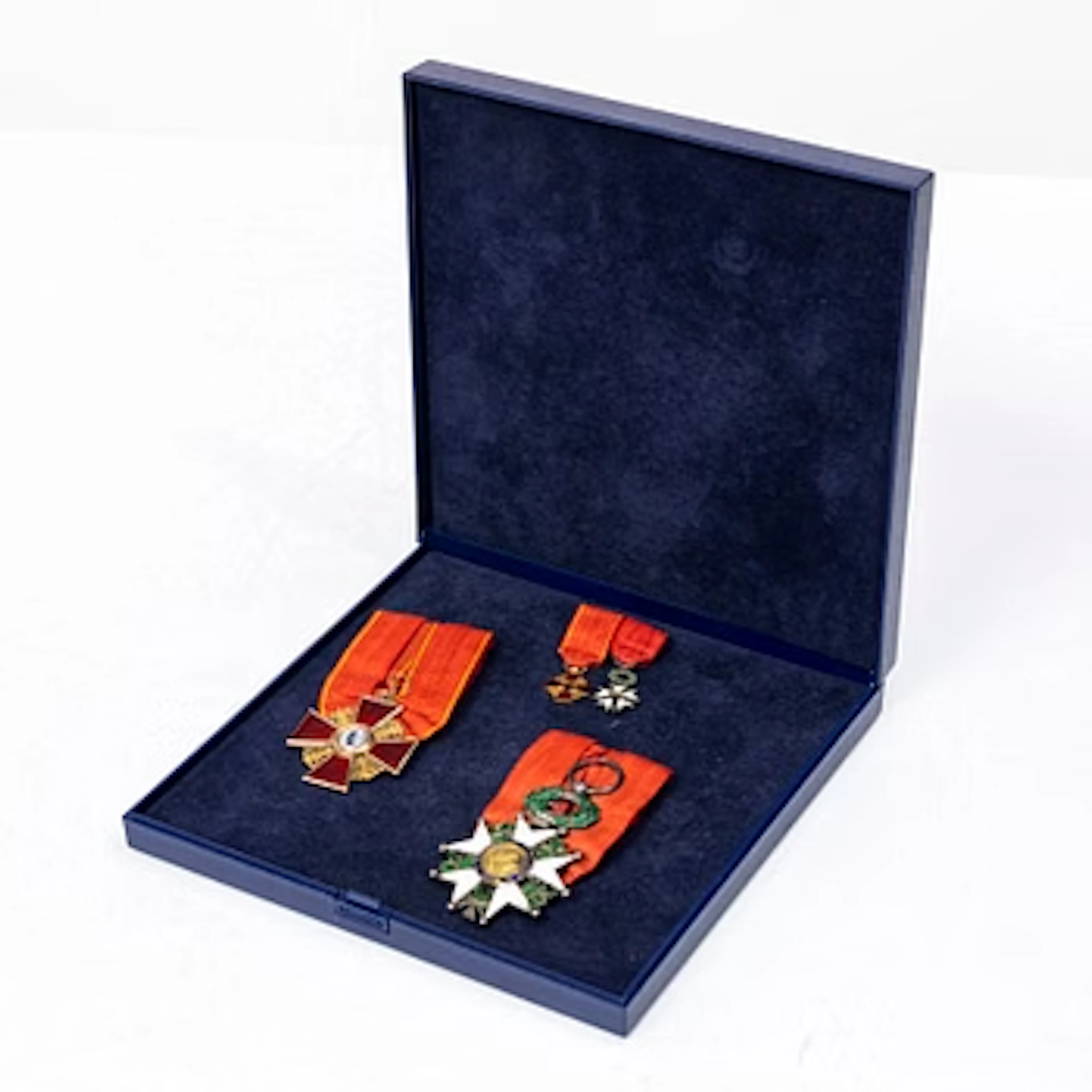 Order of St. Anna, Russia, 3rd class, Legion of Honour, France, Knight's cross.