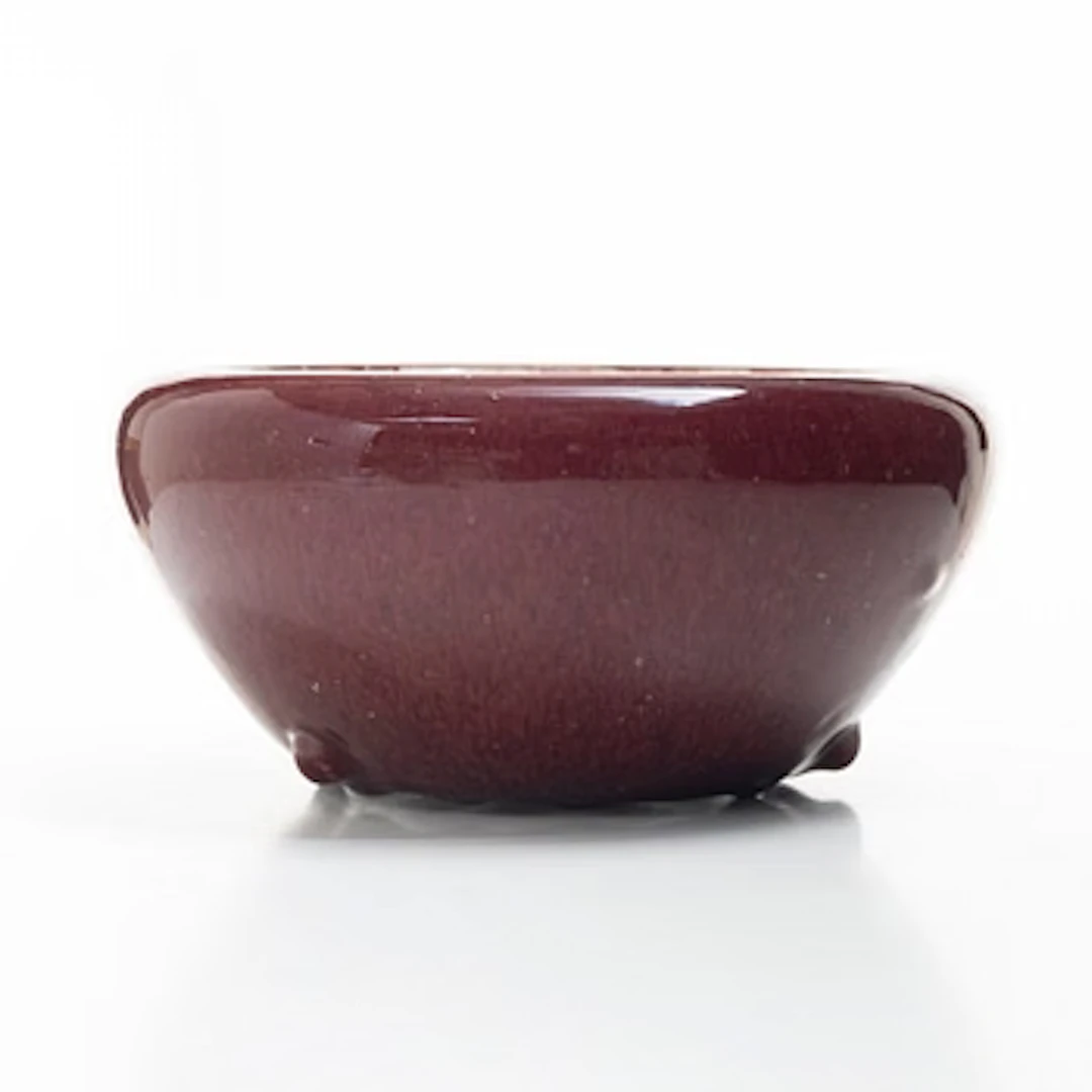 A 'sang de boeuf' ceramic censer, late Qing dynasty / 20th century.